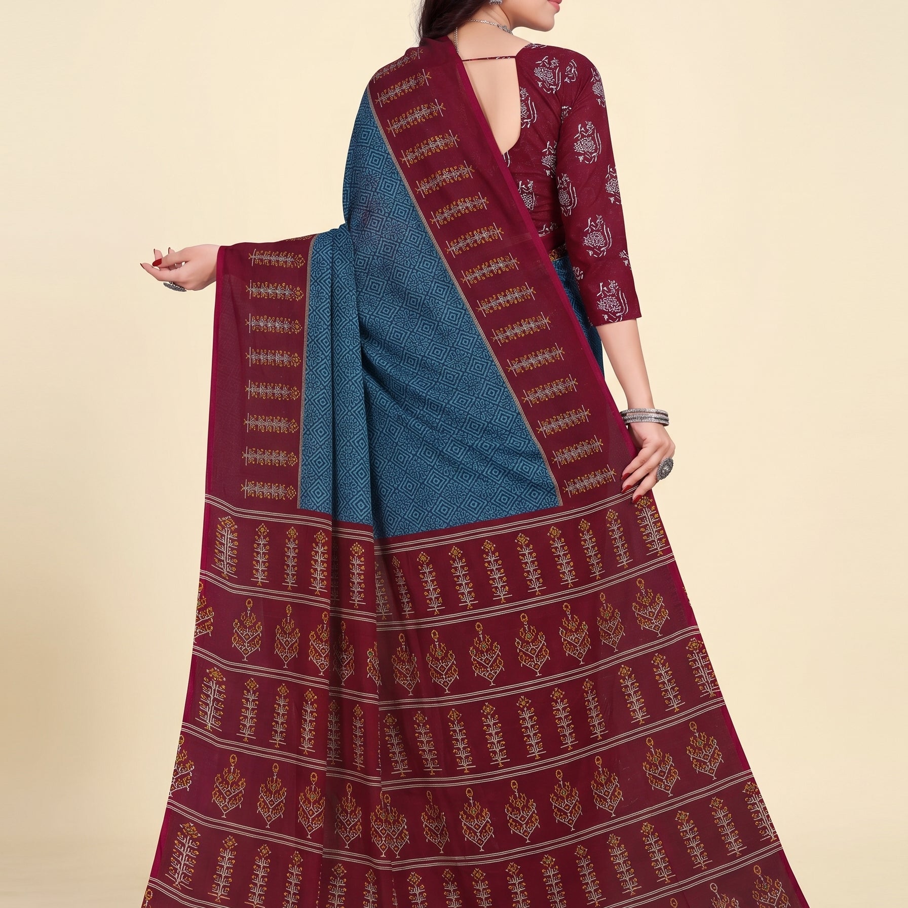 Back pallu