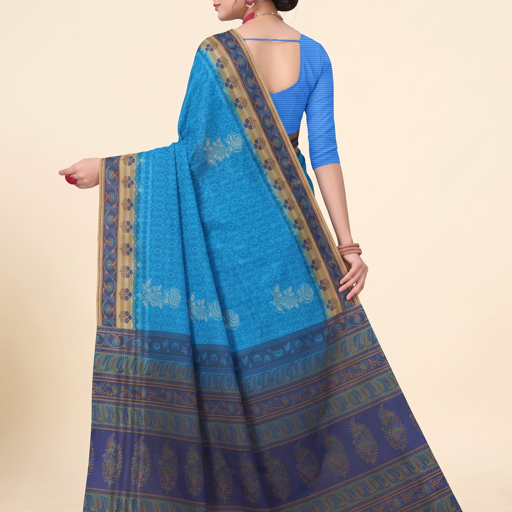 Back pallu [sku:KN-8050]