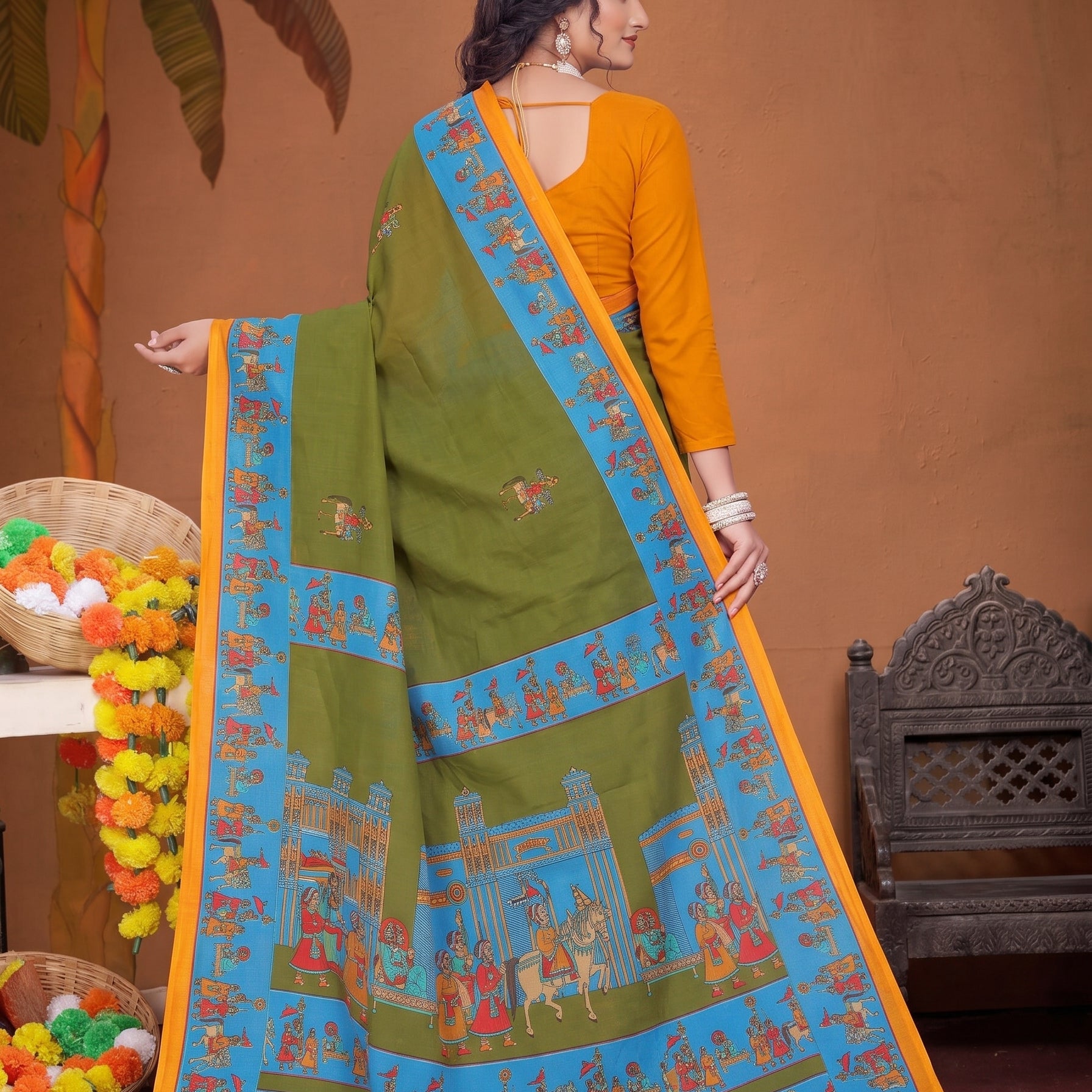 Back pallu