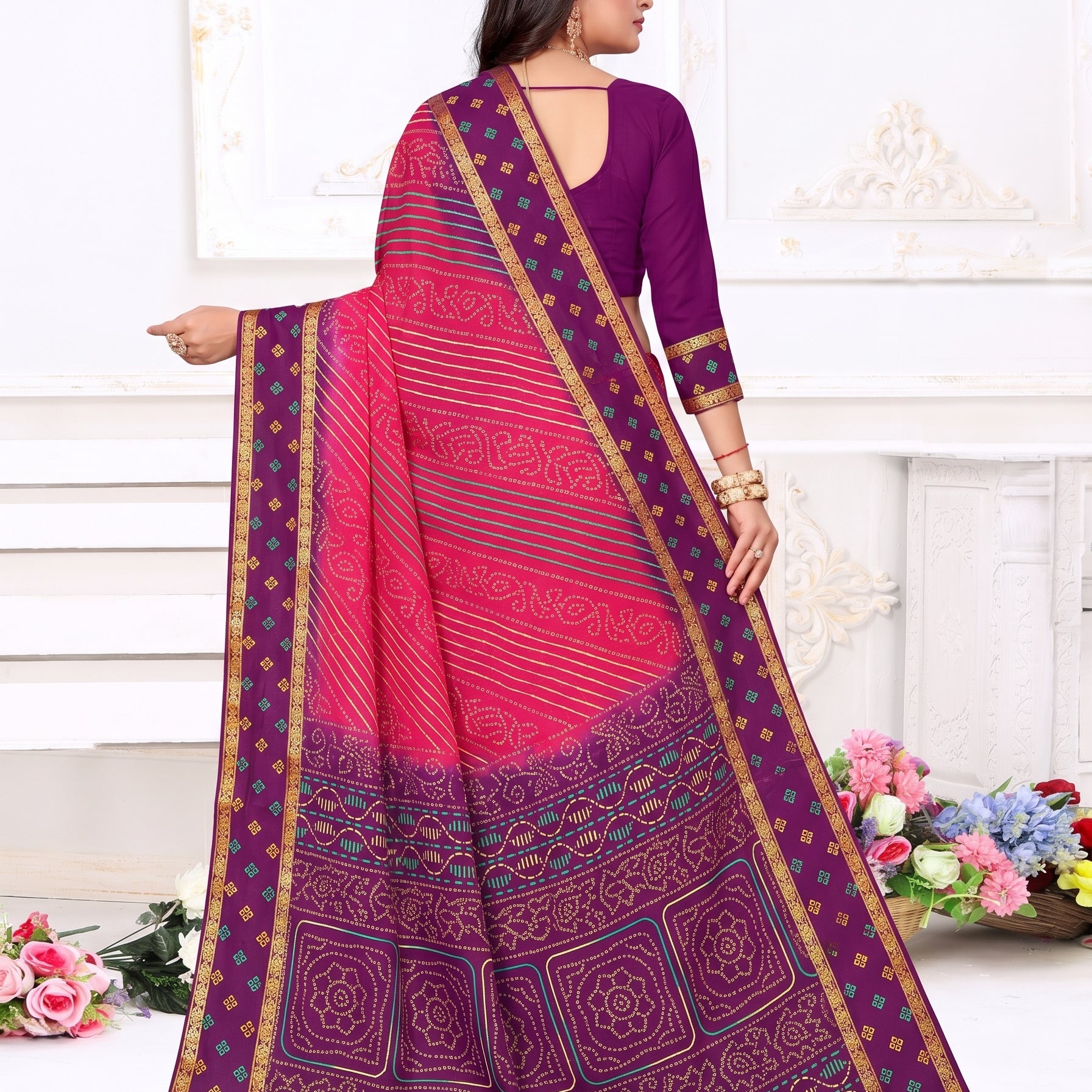Back pallu