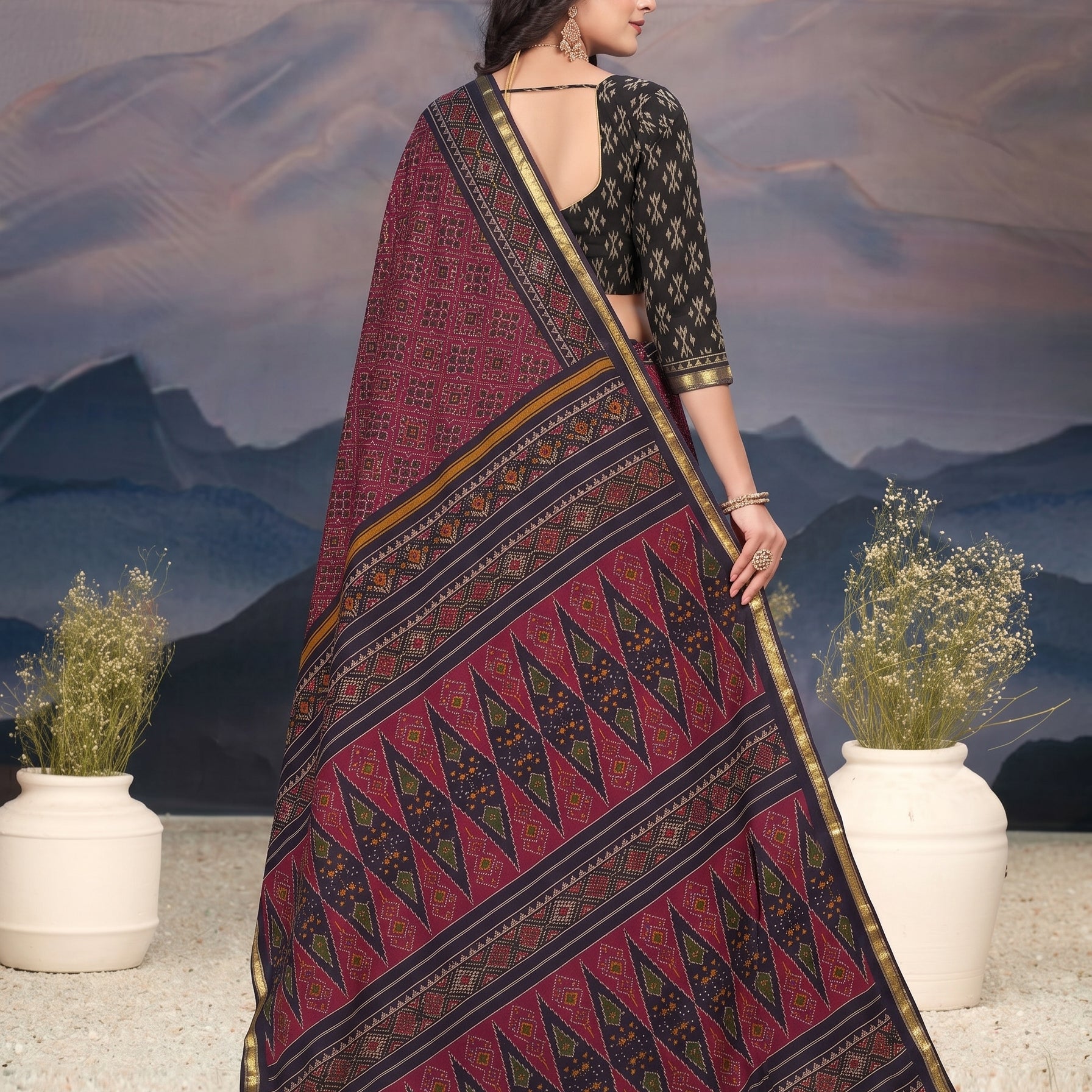 Back pallu [sku:JA 13692]