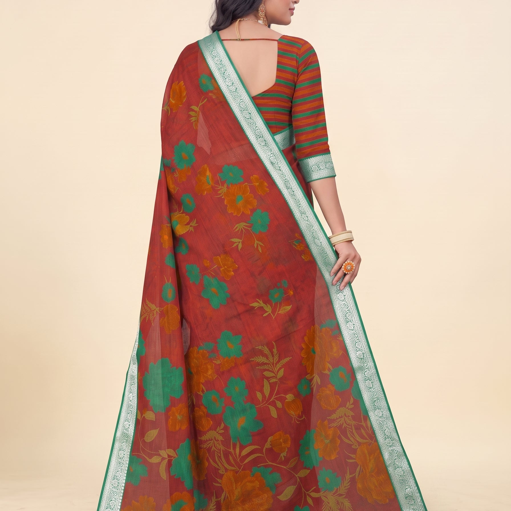 Shared back pallu [sku:JA-14833]