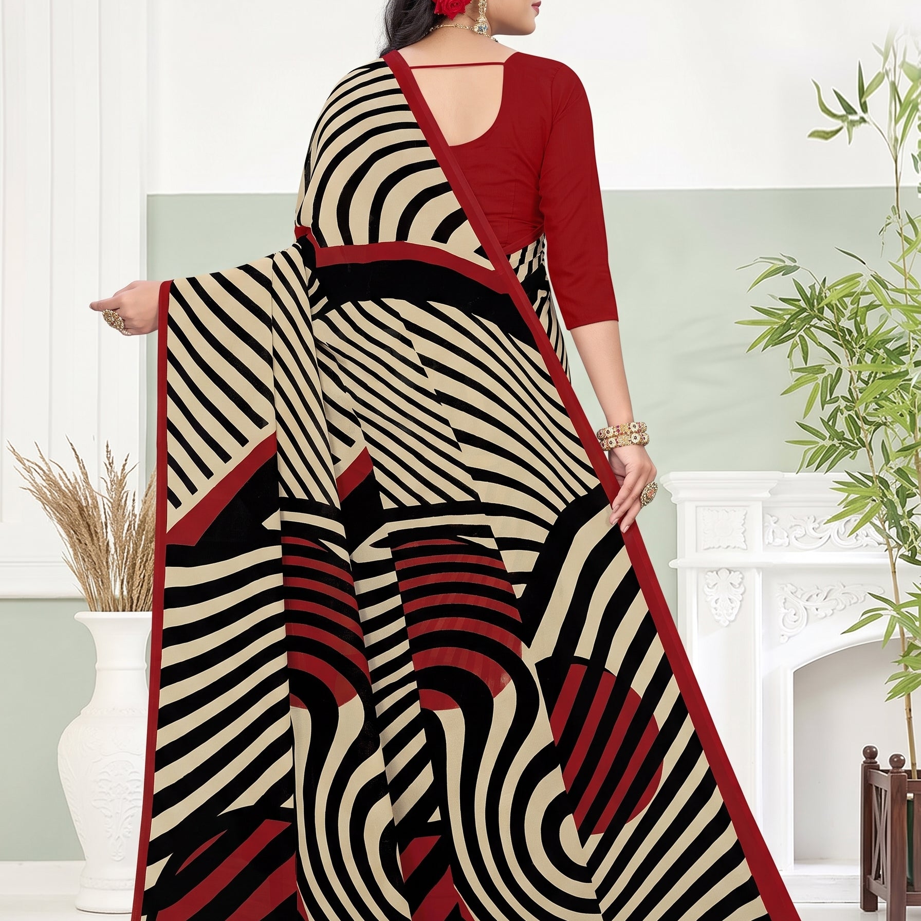 Back pallu [sku:BV-23735]
