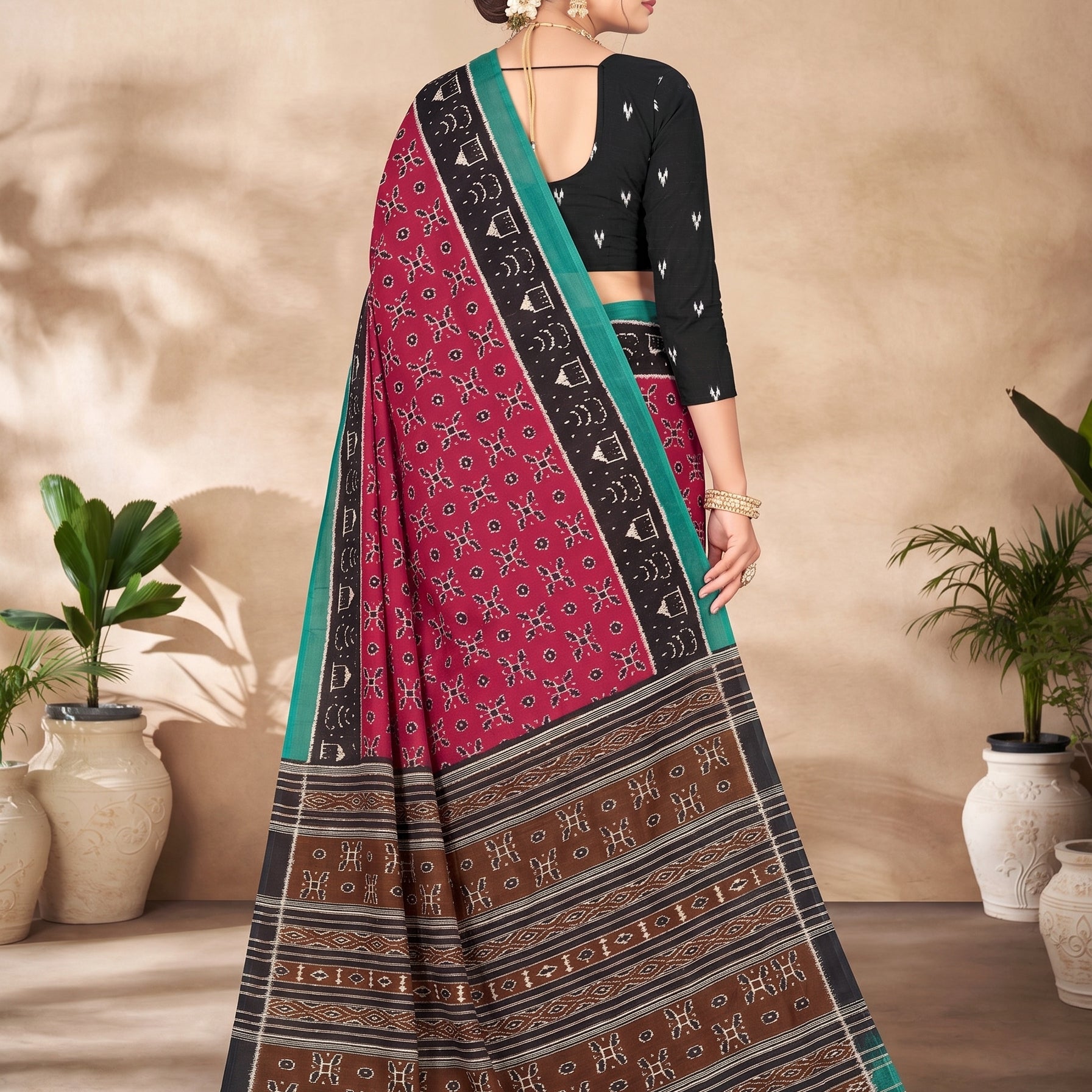 Back pallu [sku:KN-67427]