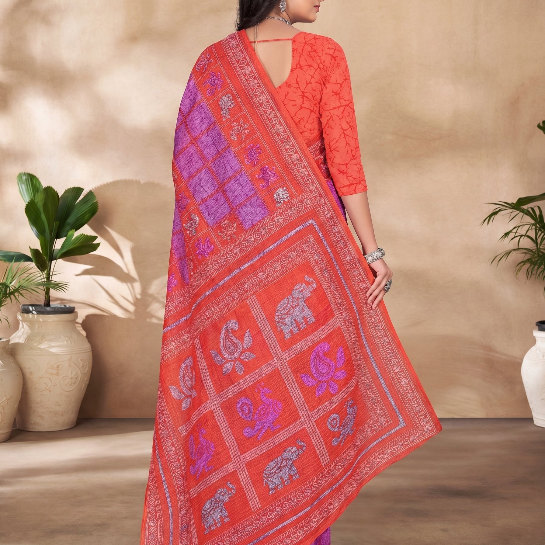 Back pallu