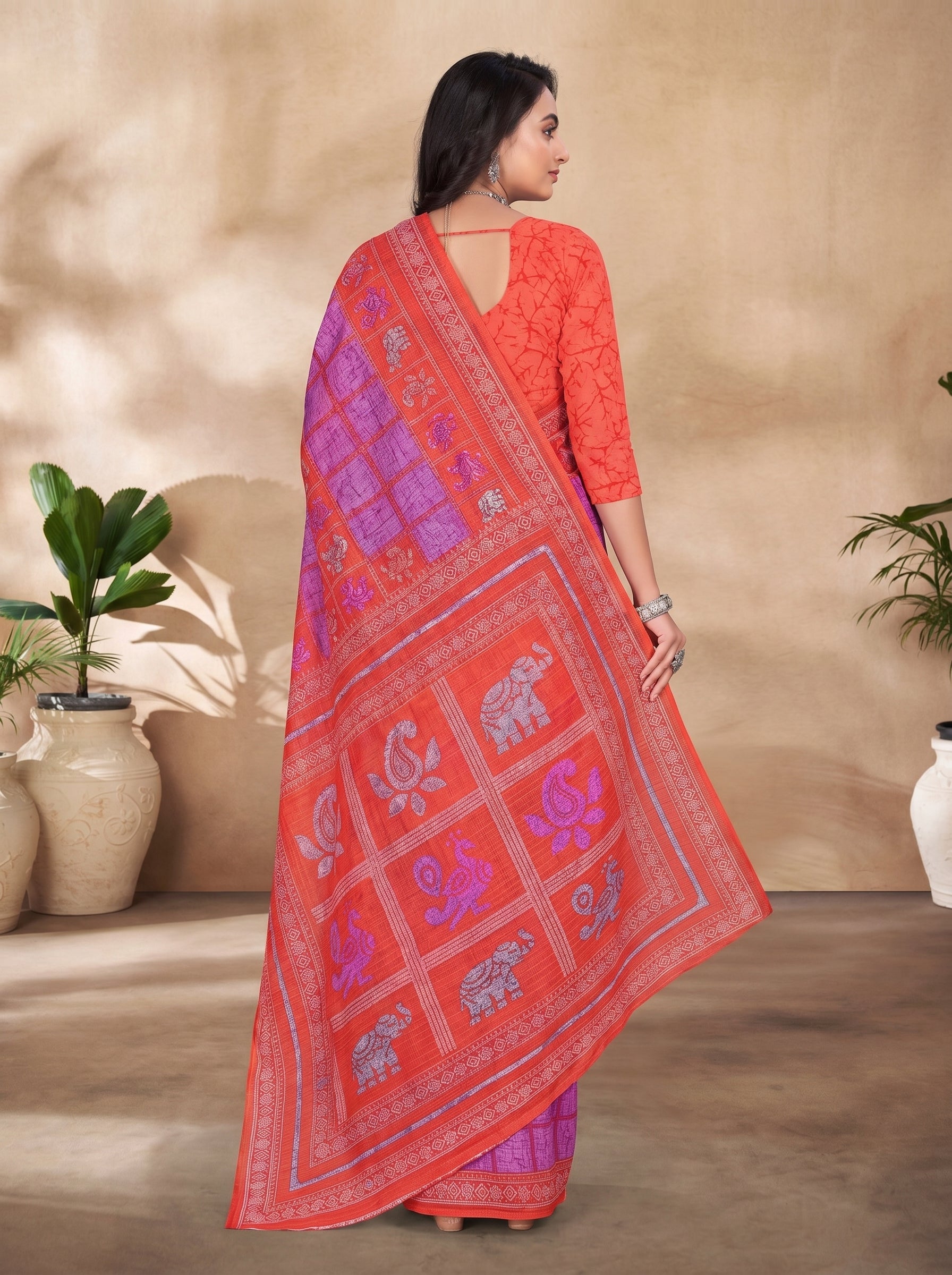 Back pallu