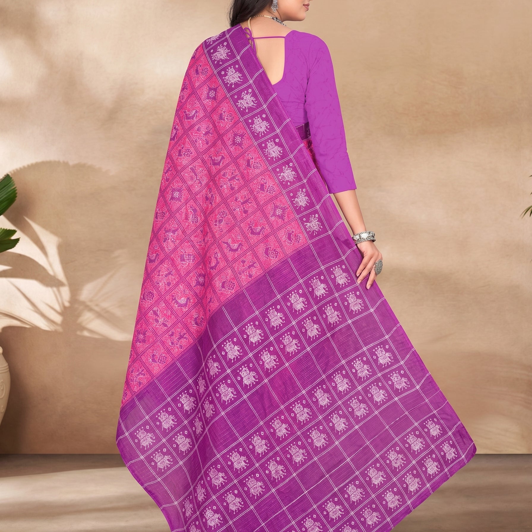 Back pallu