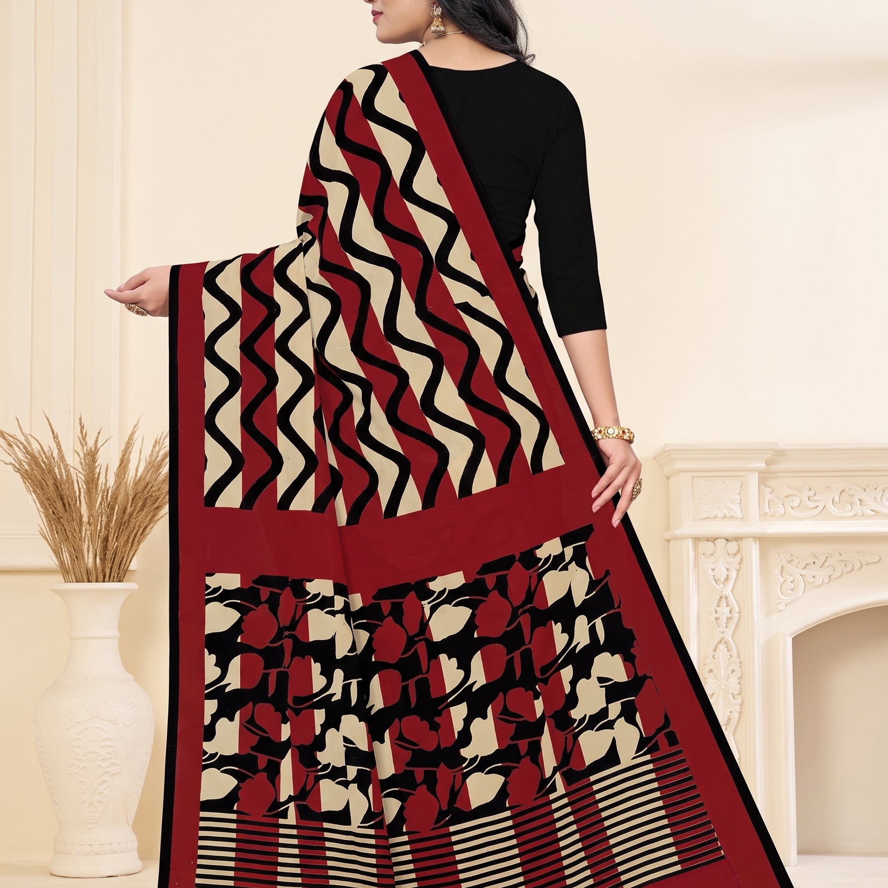 Back pallu [sku:BV-23730]