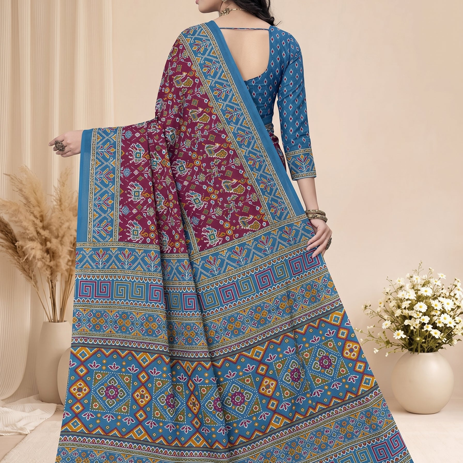 Back pallu [sku:BV-23313]