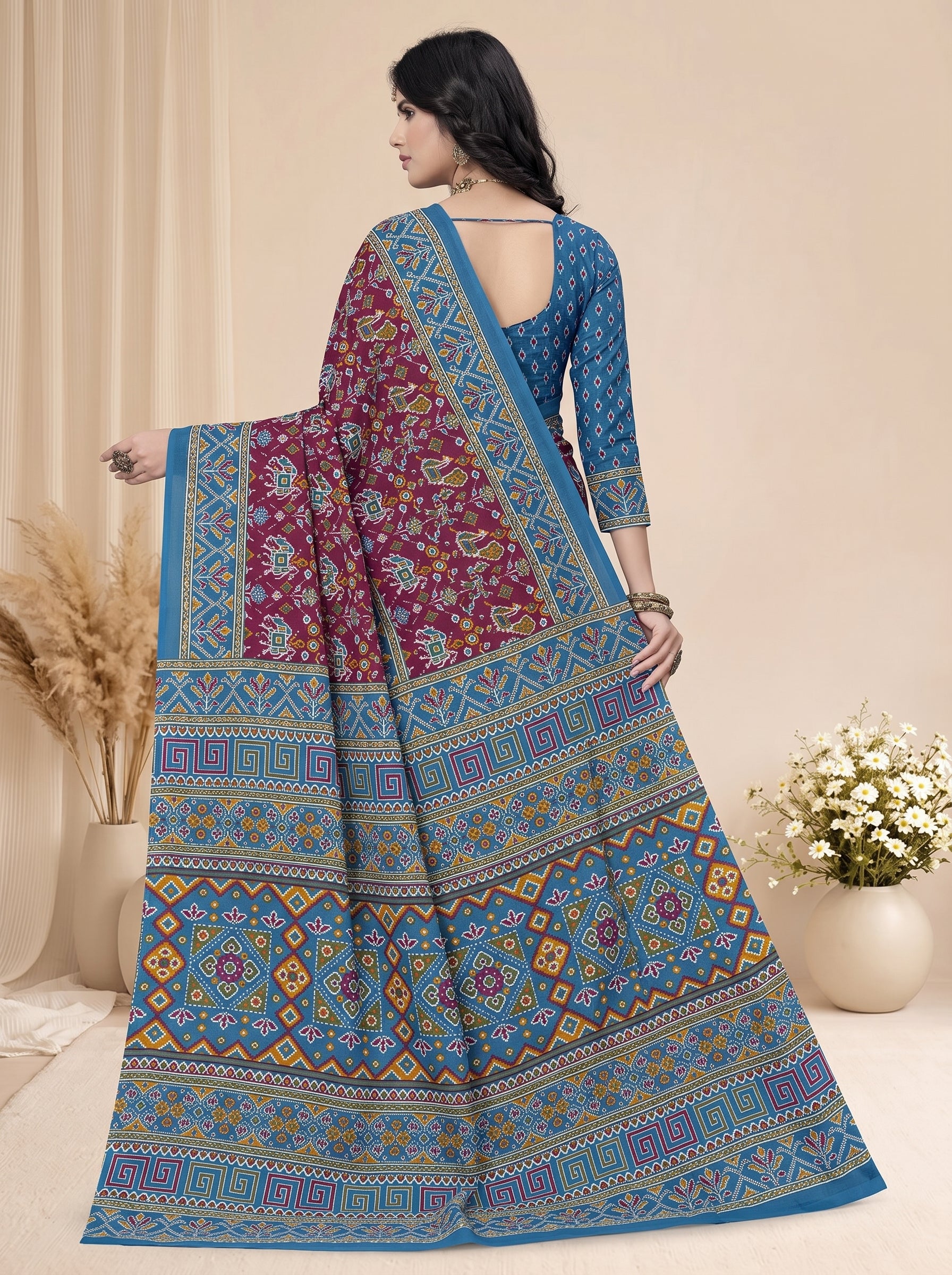 Back pallu [sku:BV-23313]
