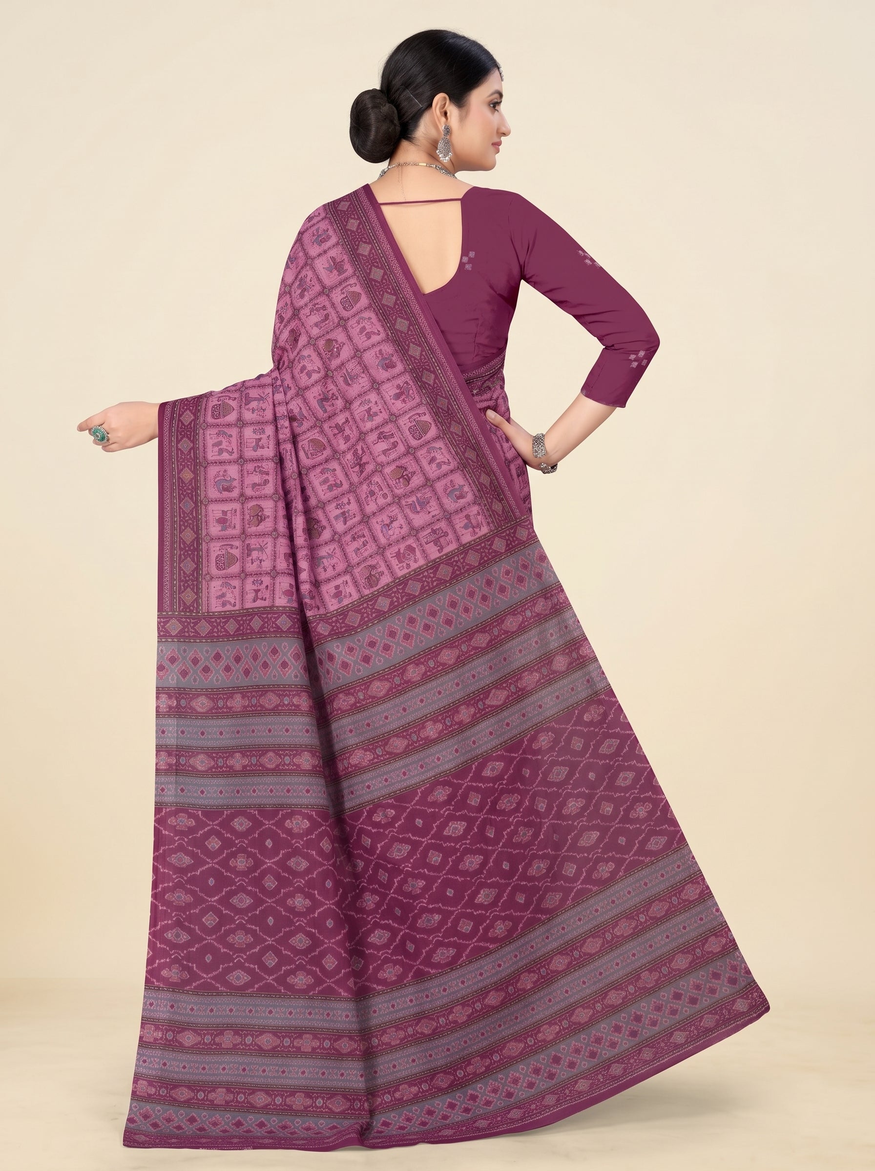 Back pallu