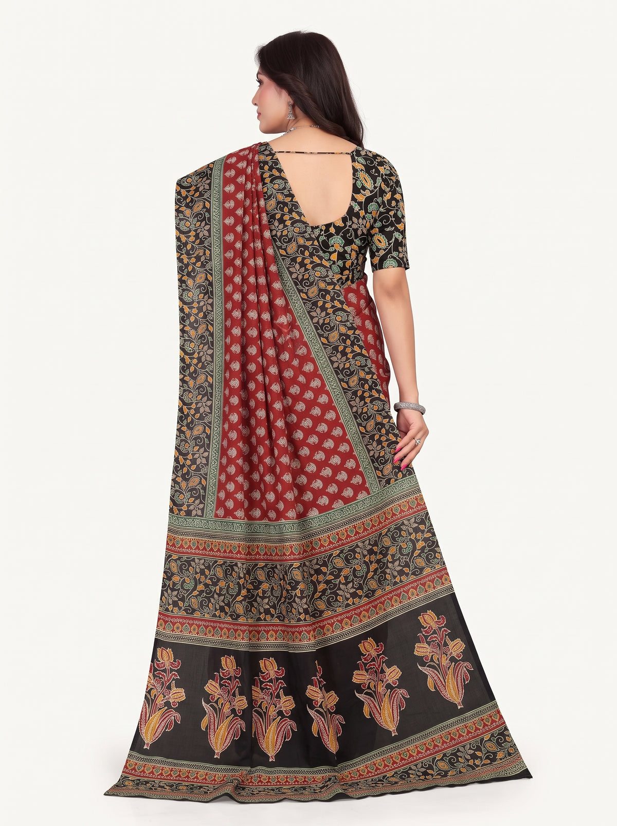Shared back pallu [sku:KN-68906]