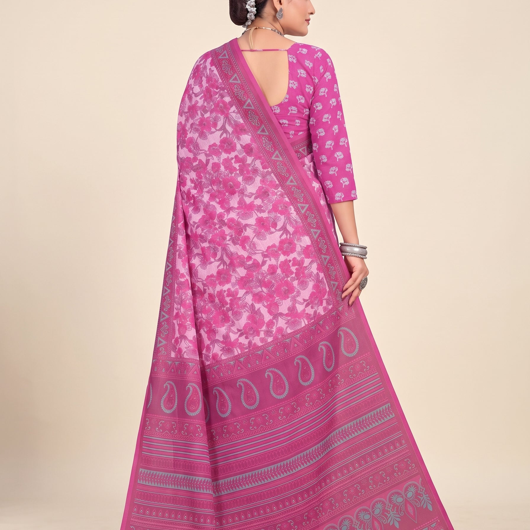 Shared back pallu [sku:KN-66609]