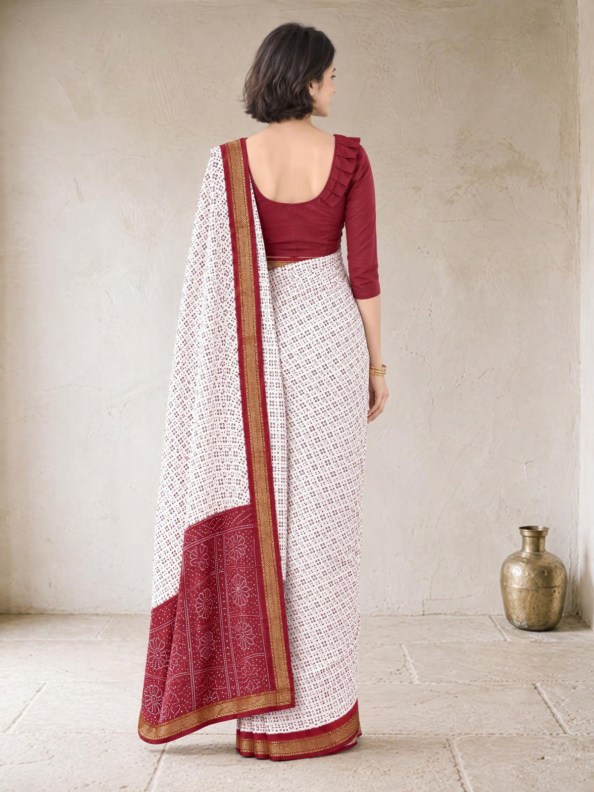 Back pallu [sku:BV-17611A]