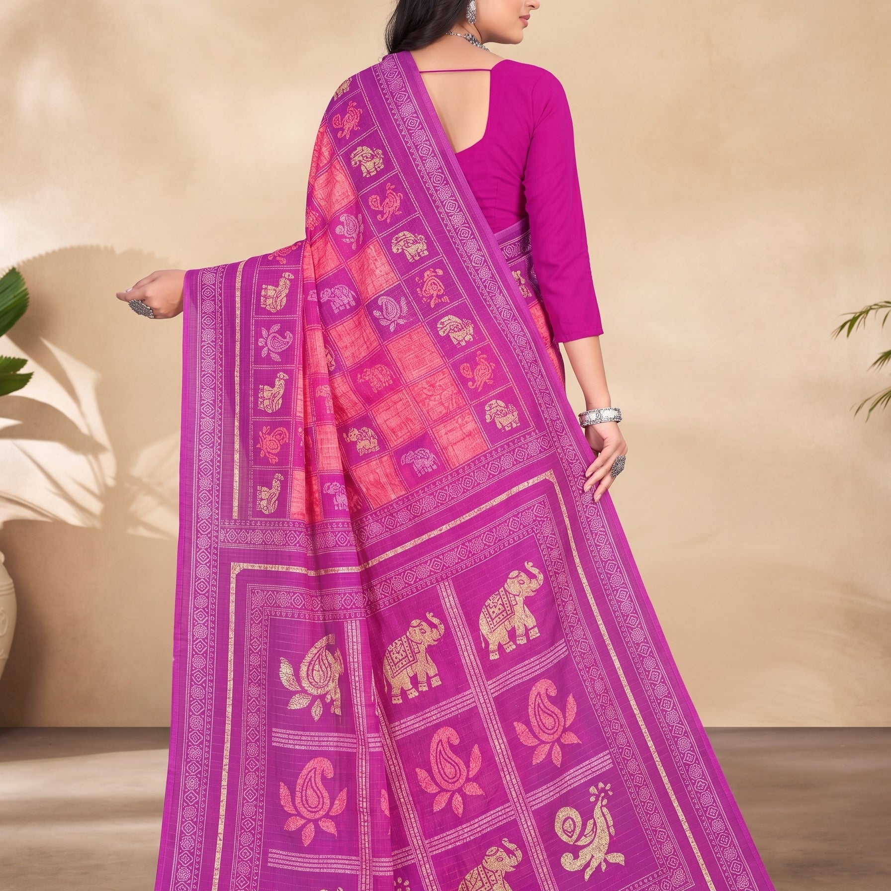 Back pallu