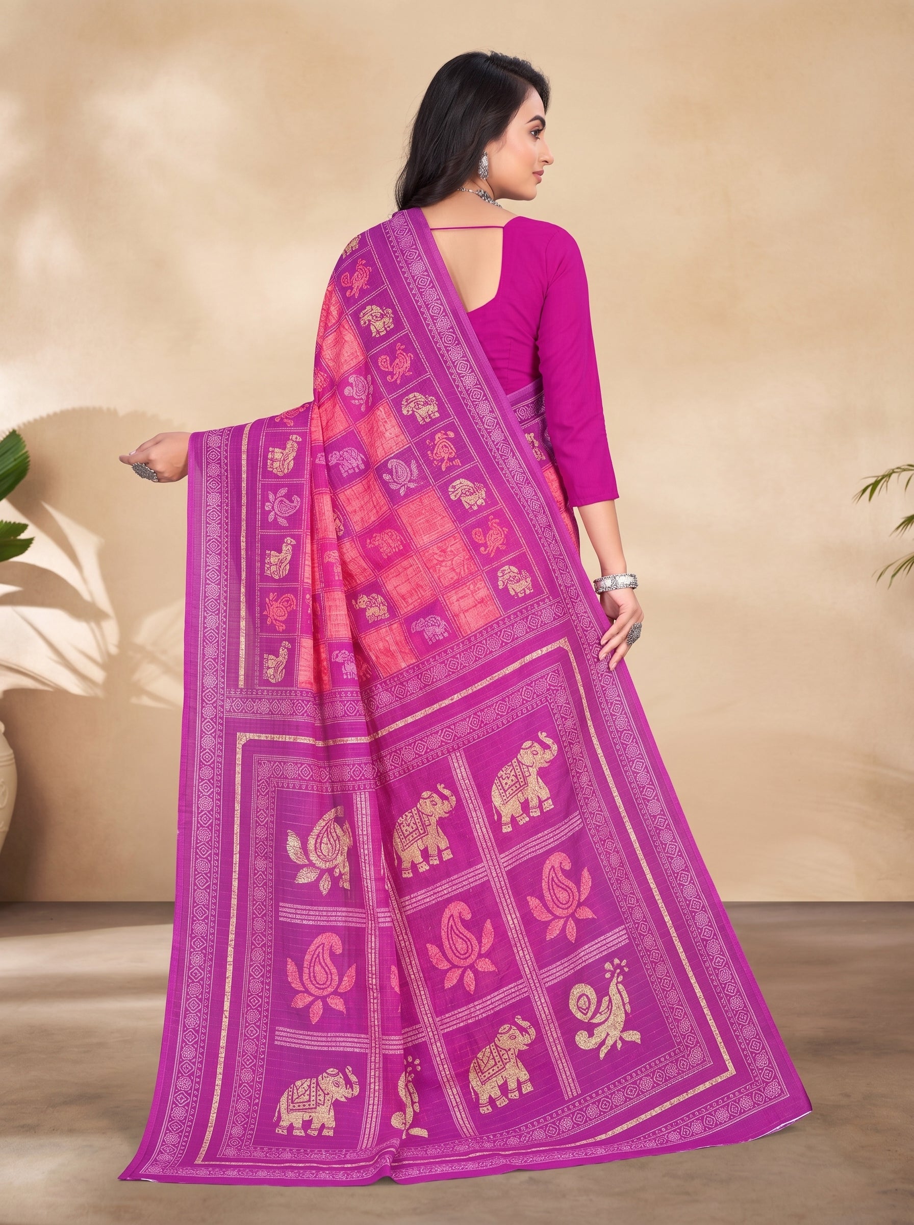 Back pallu