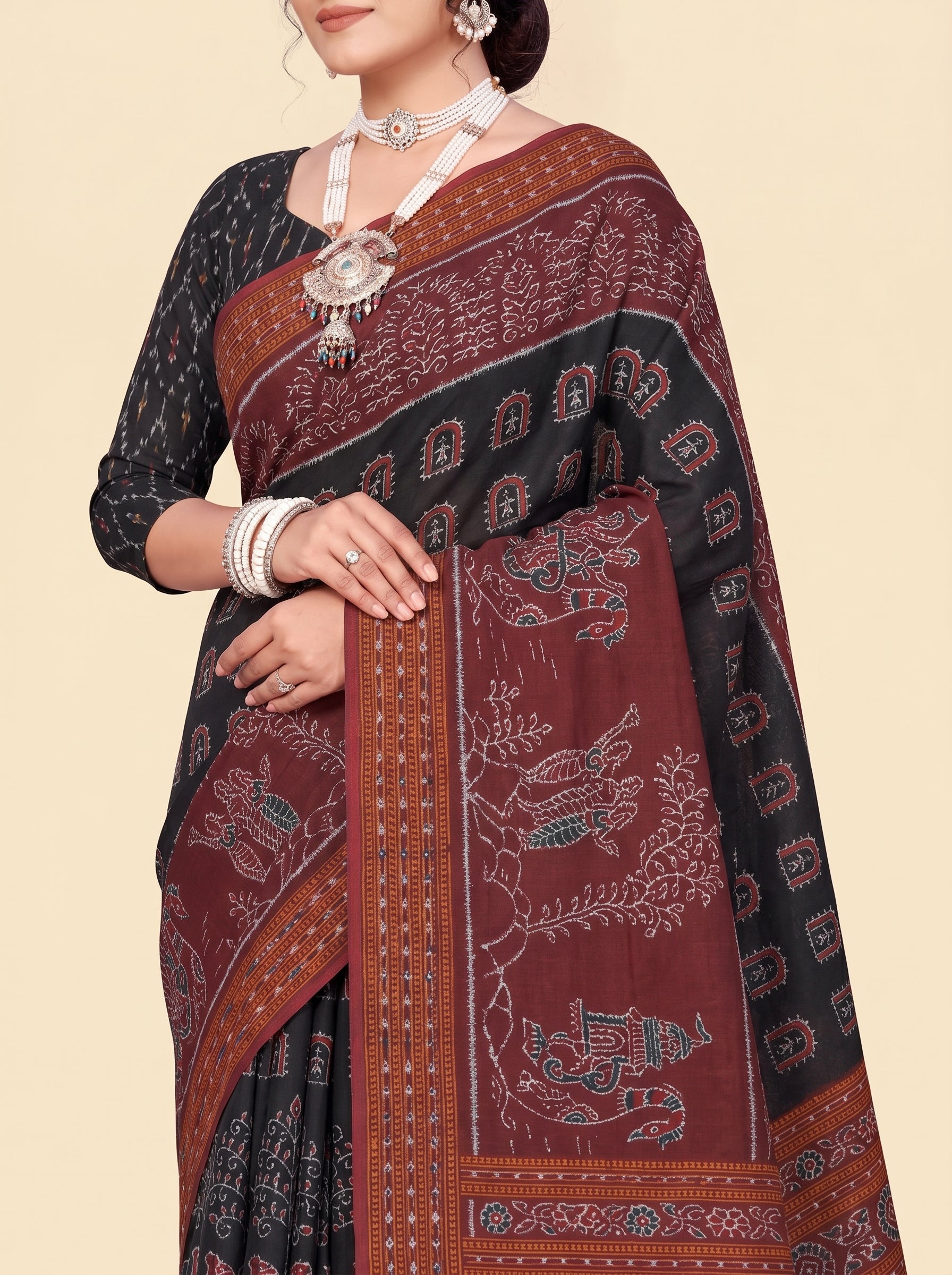 Pallu close-up