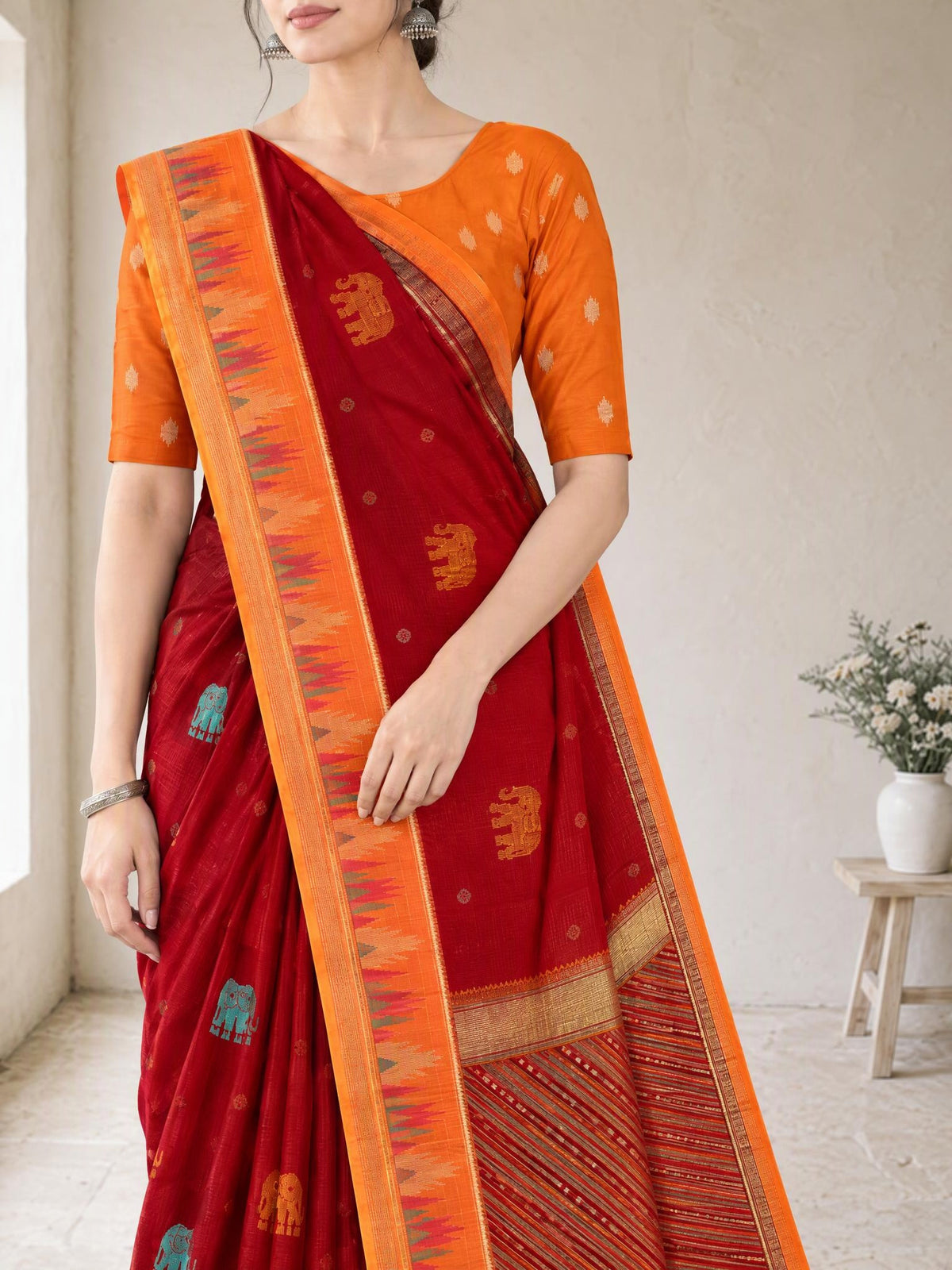 Pallu close-up [sku:KN-50923]