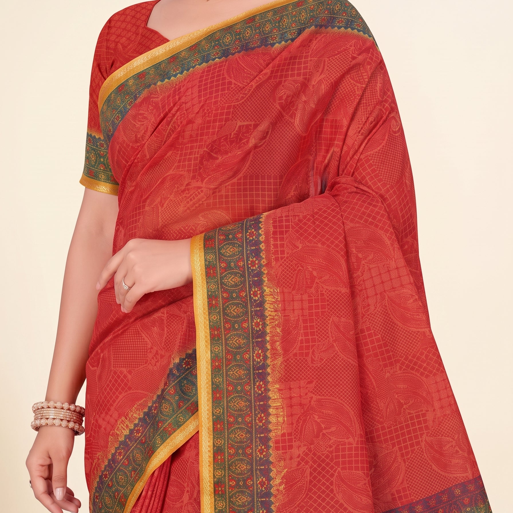 Shared pallu close-up [sku:KN-65263]