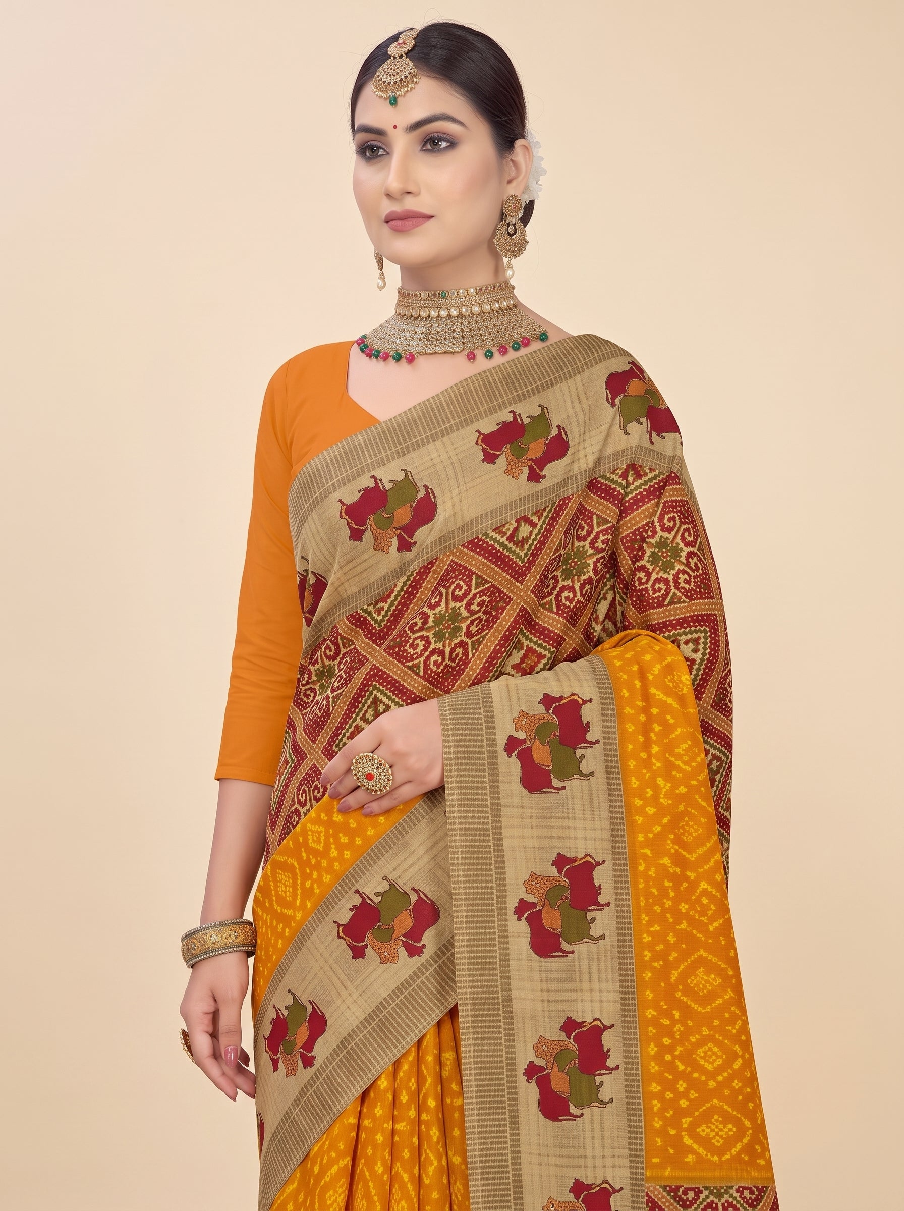 Shared pallu close-up [sku:BV-24985]