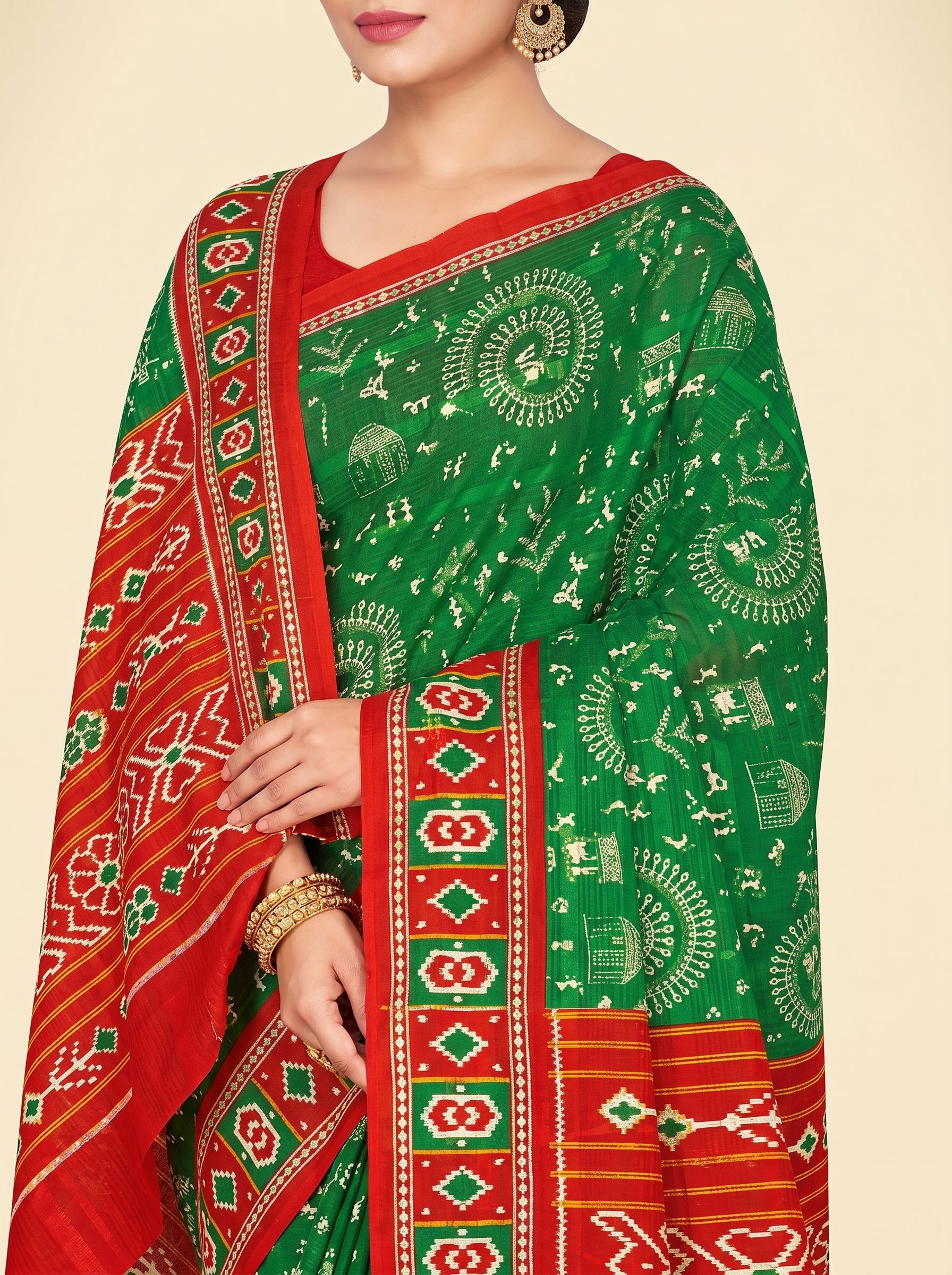 Pallu close-up