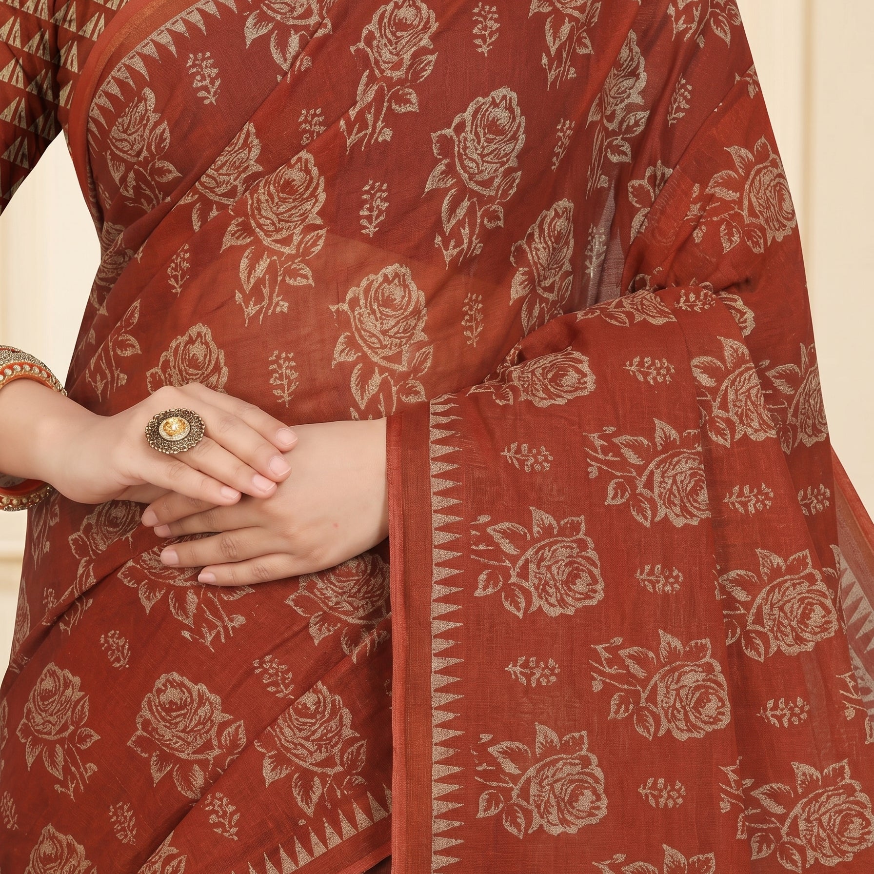 Pallu close-up