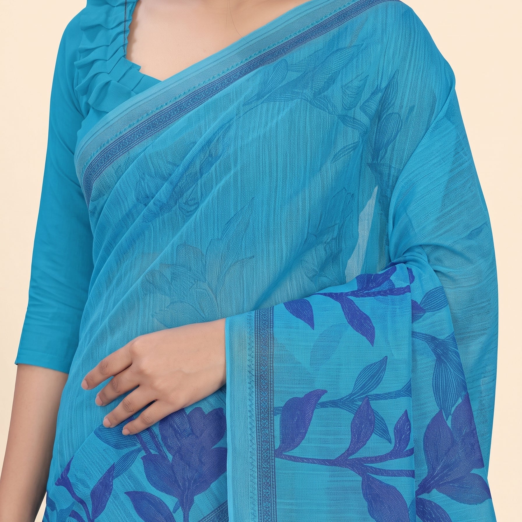 Shared pallu close-up [sku:BV-24407]