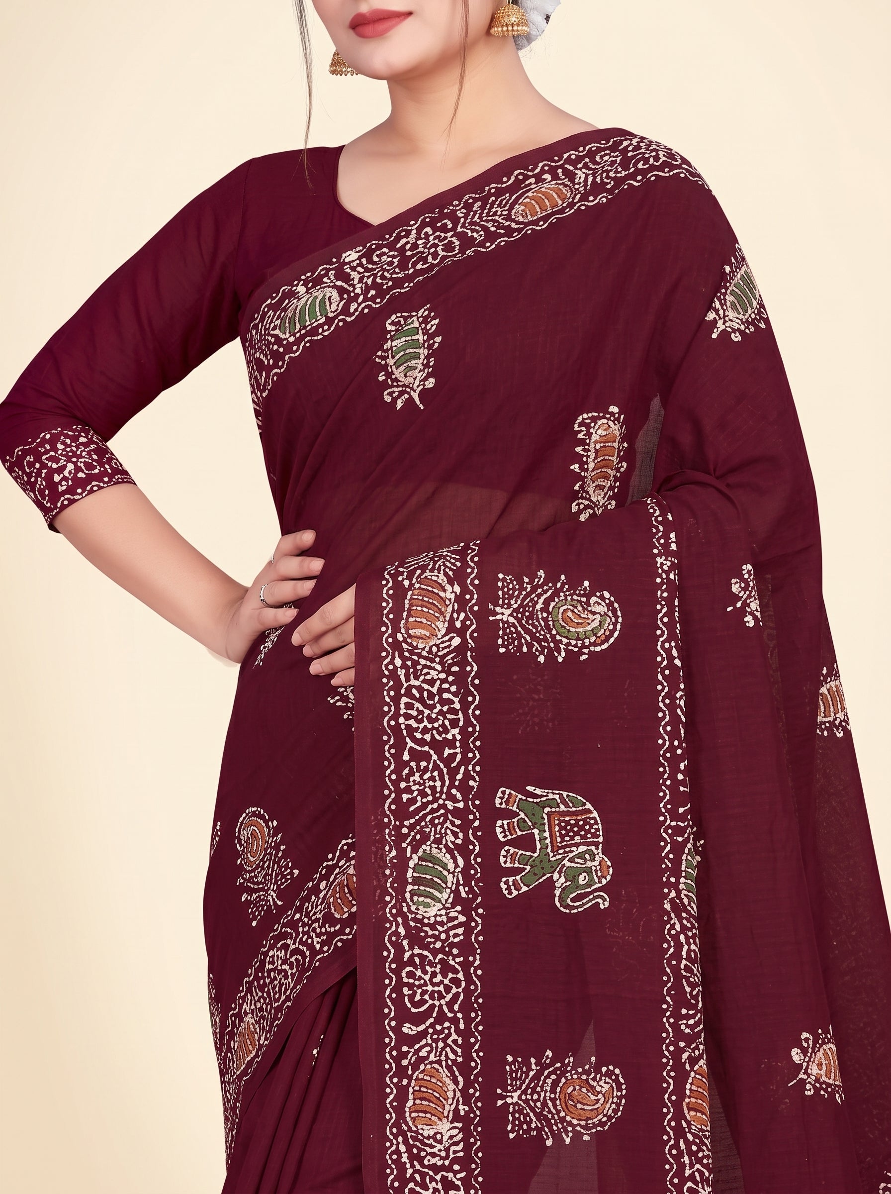 Pallu close-up [sku:KN-68706]