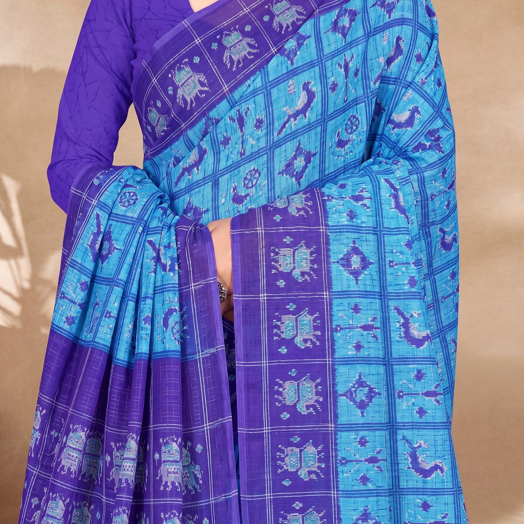 Pallu close-up