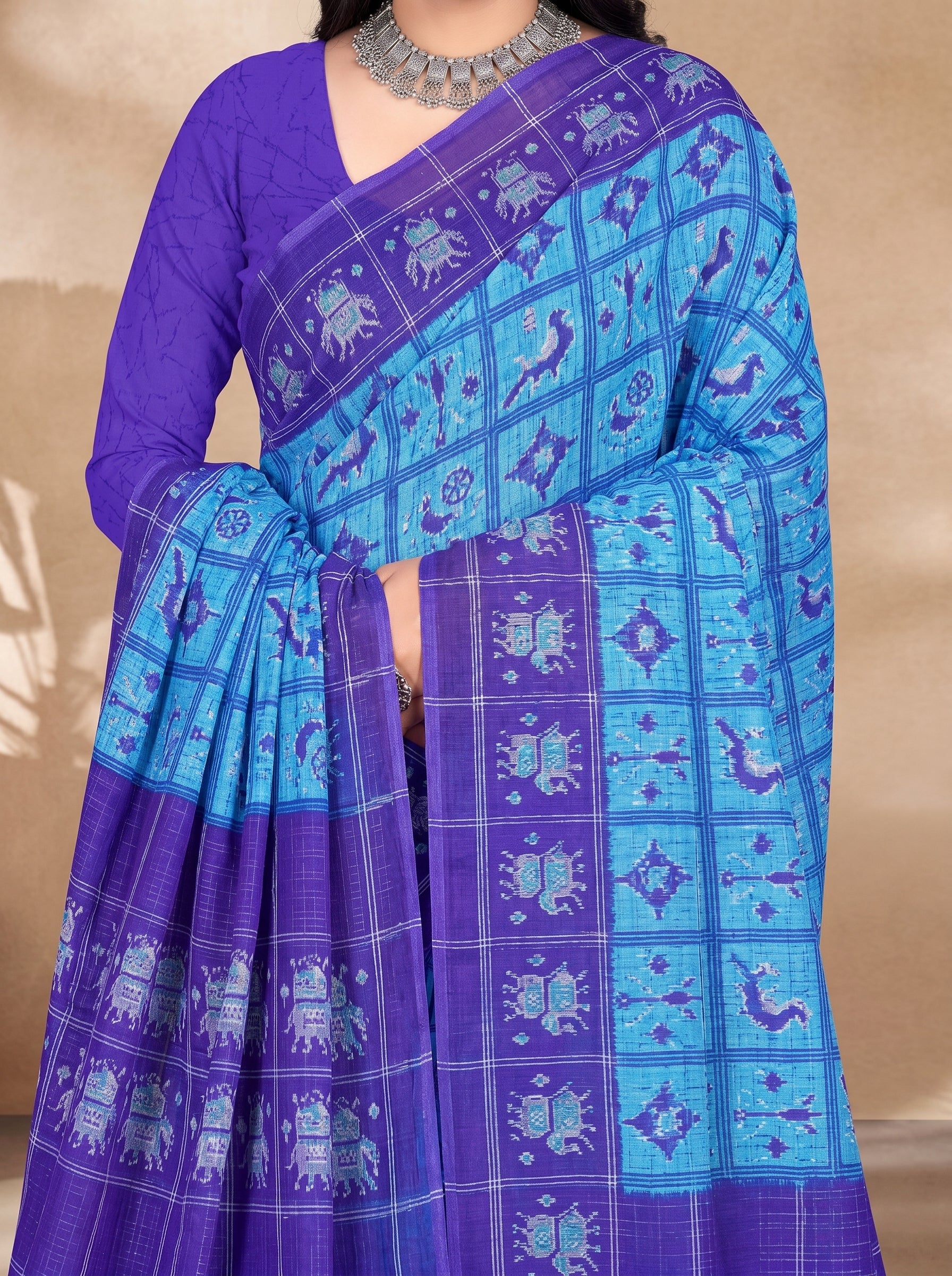 Pallu close-up