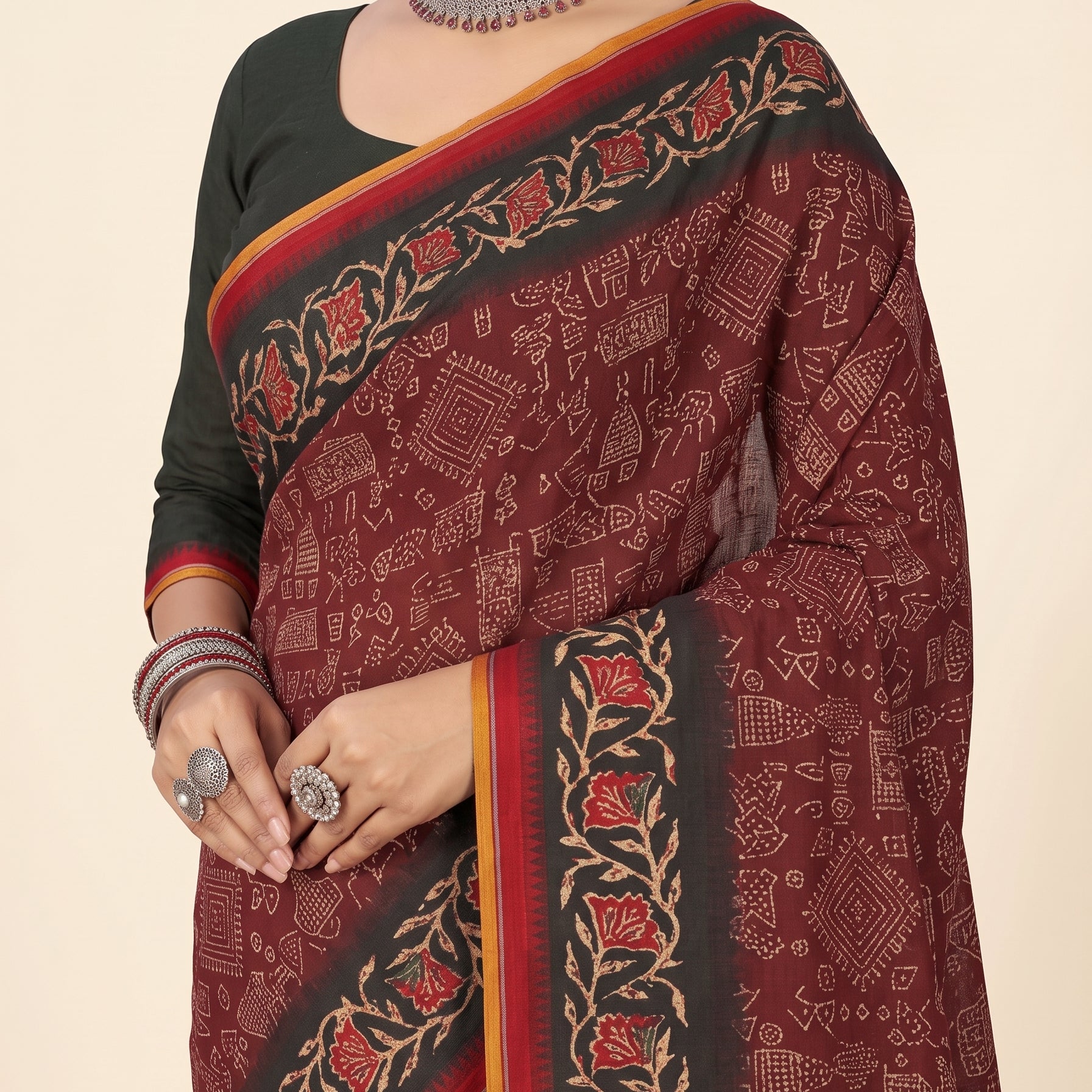 Pallu close-up [sku:D.NO.60768]