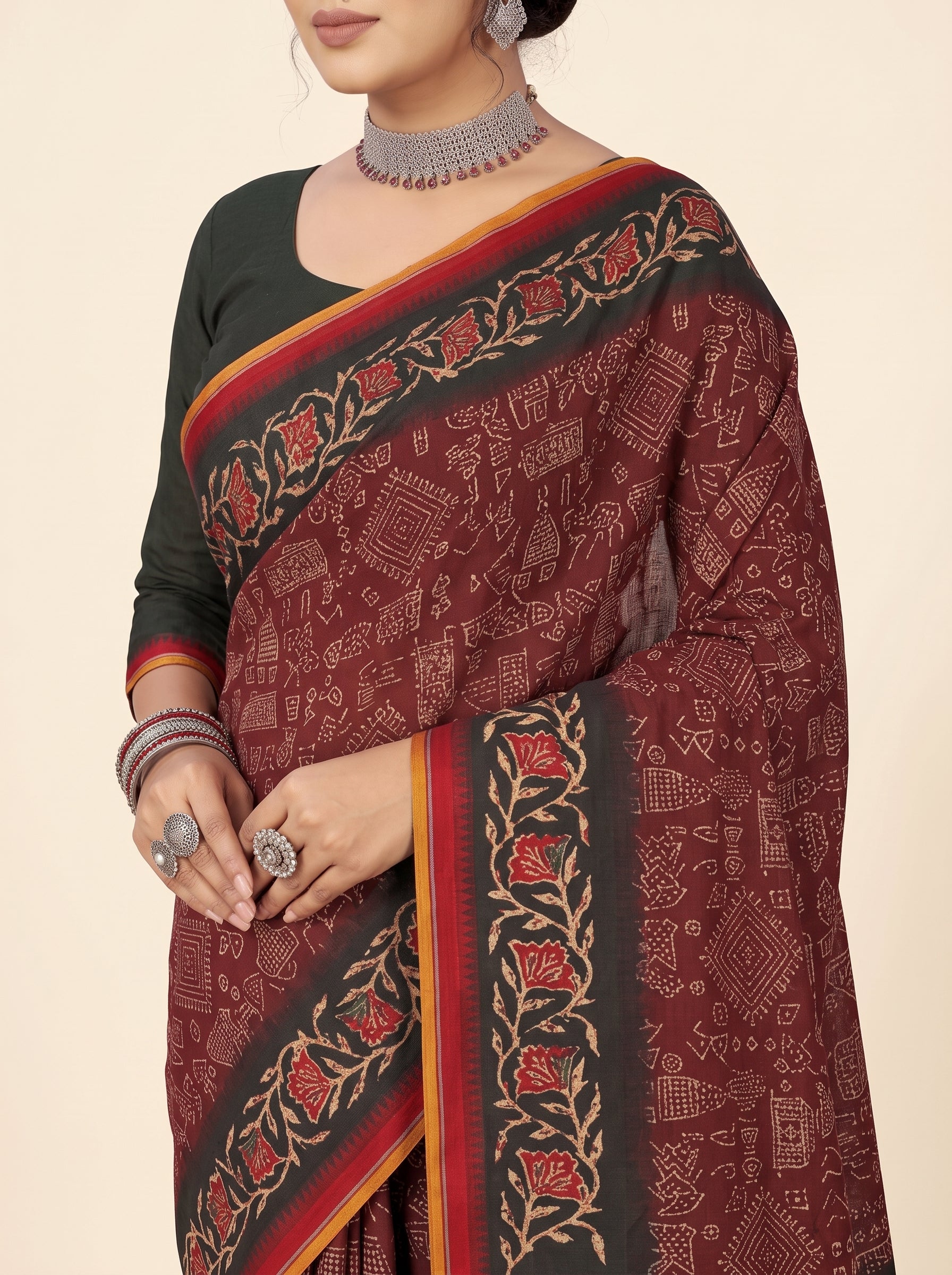 Pallu close-up [sku:D.NO.60768]