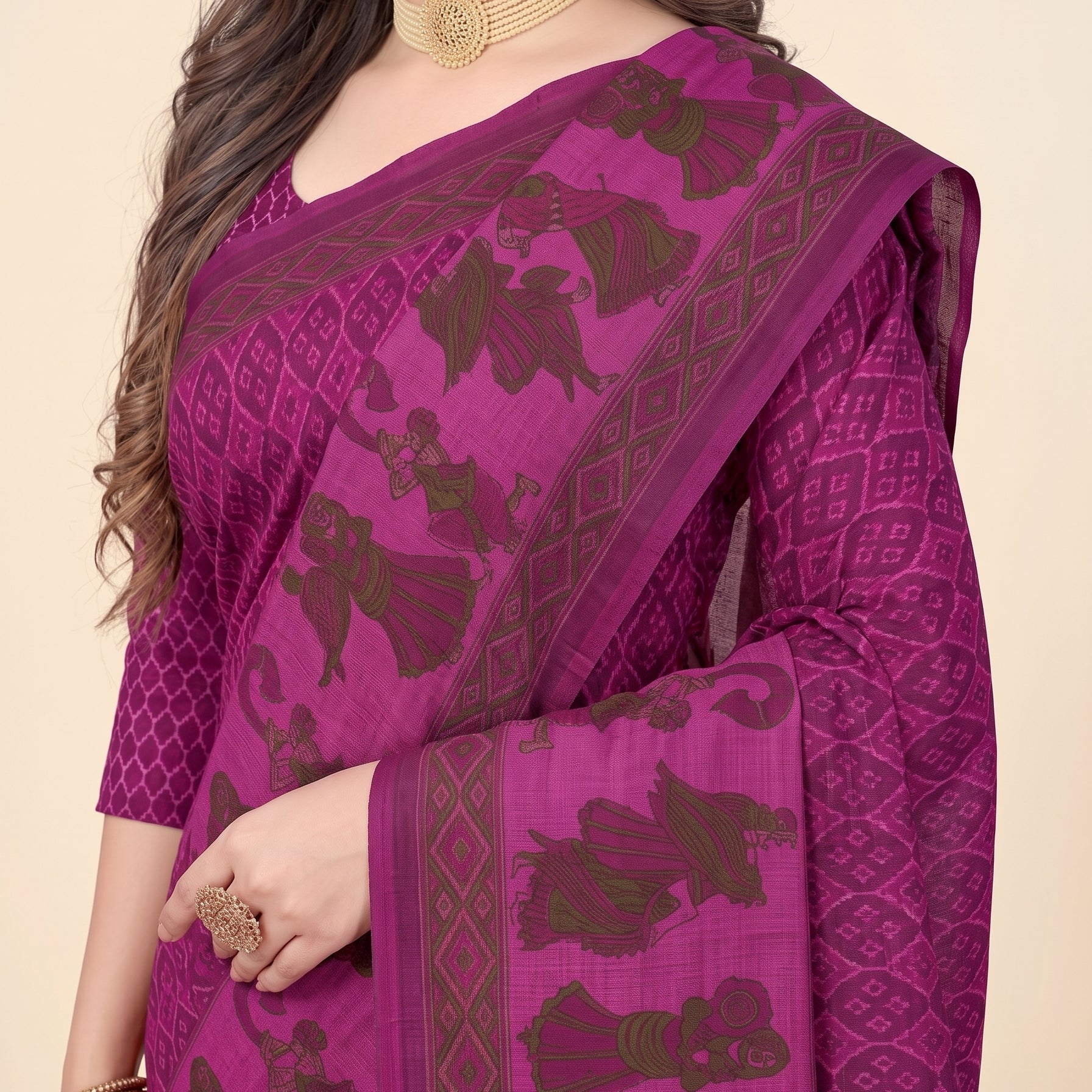 Pallu close-up [sku:KN-8726]