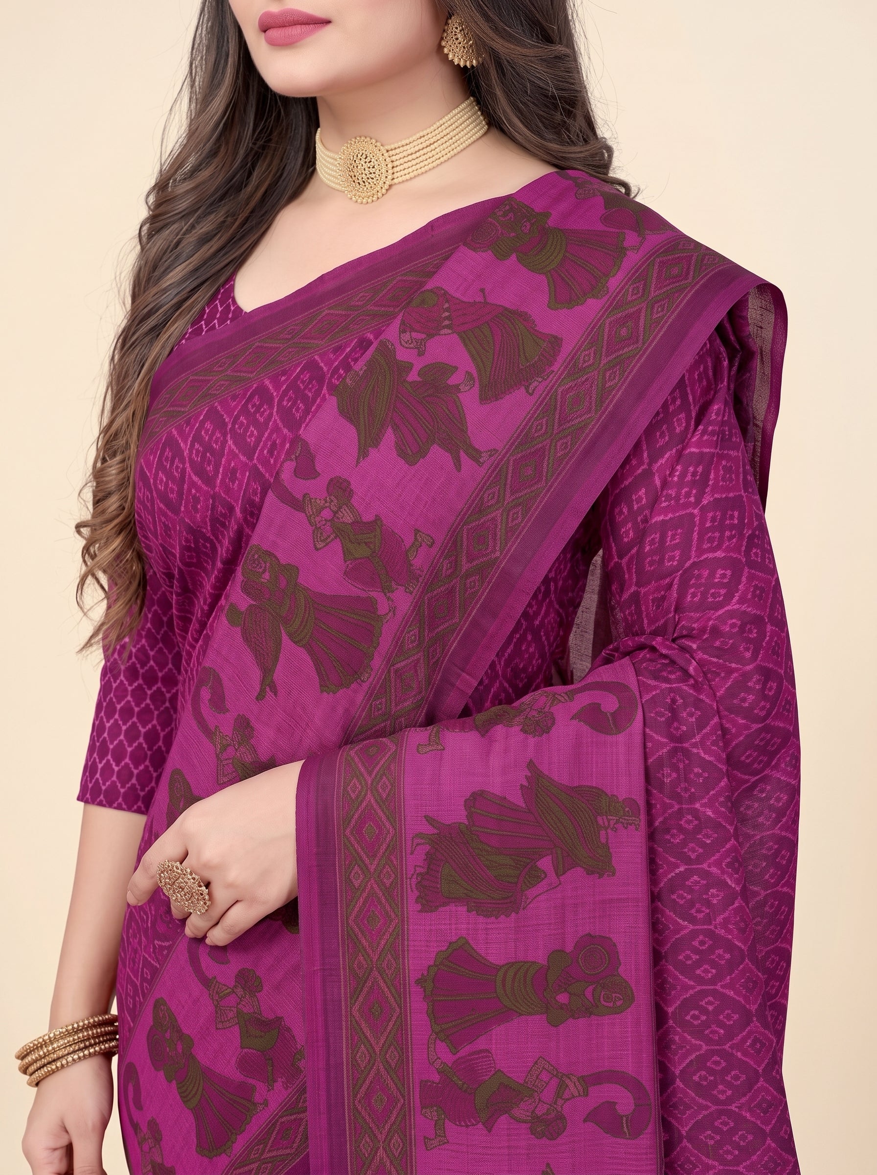 Pallu close-up [sku:KN-8726]