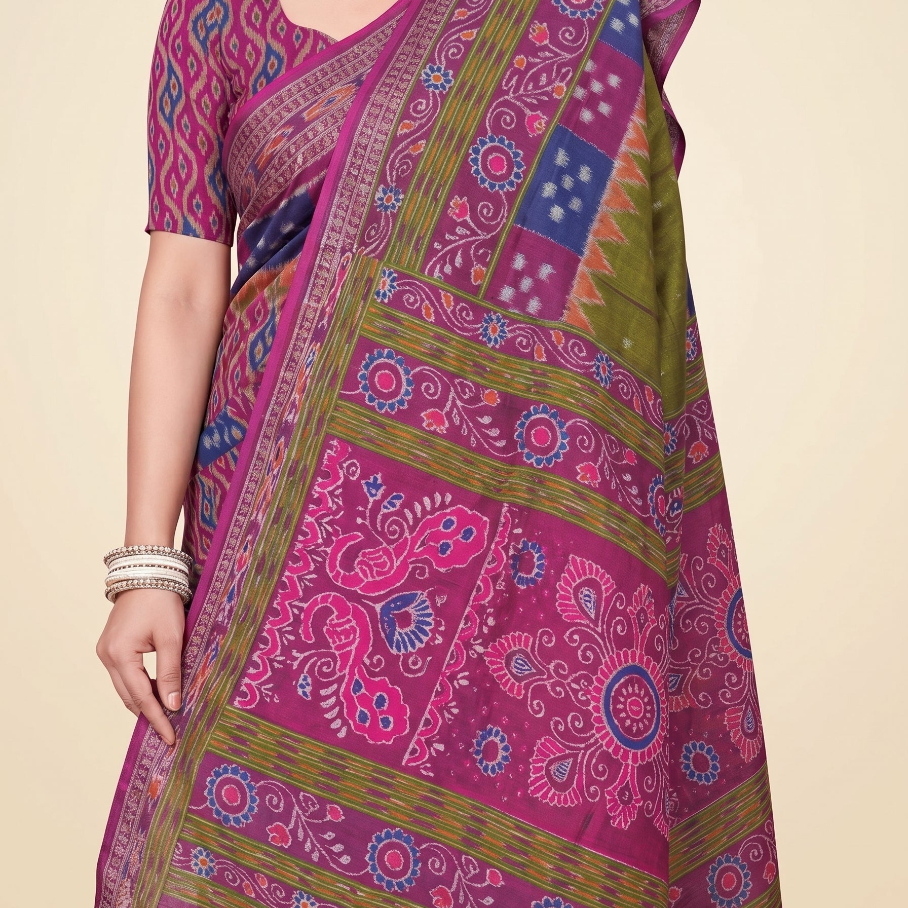 Pallu close-up