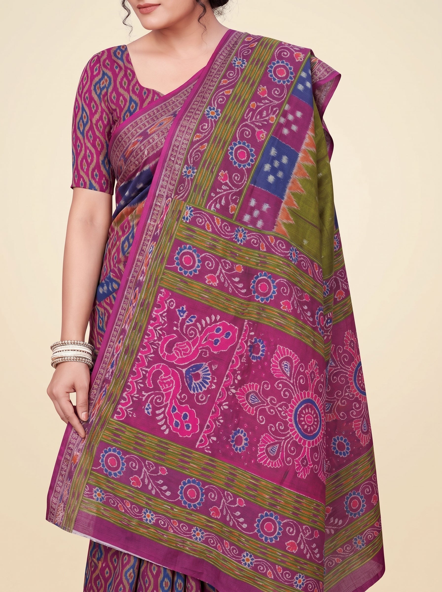 Pallu close-up