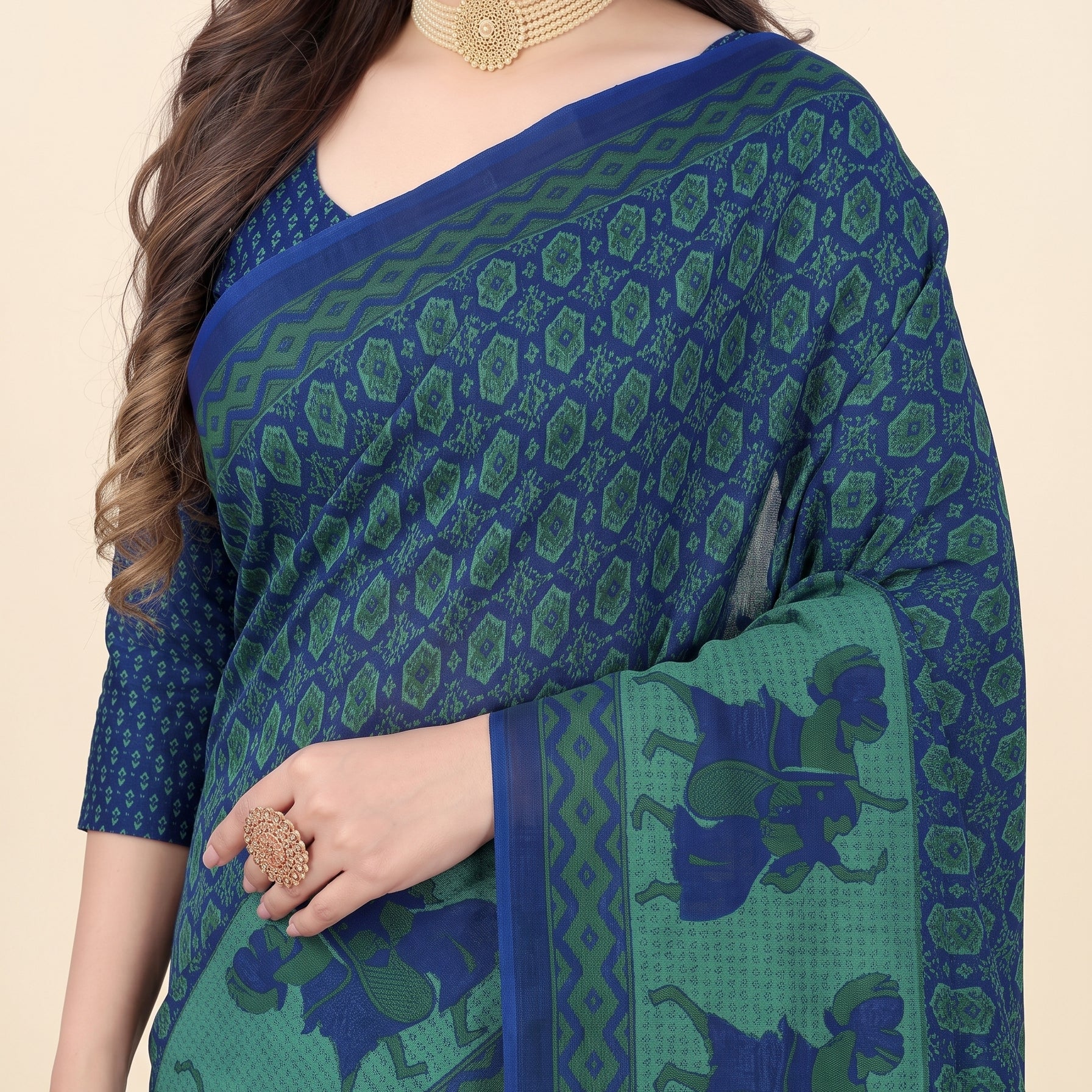 Pallu close-up [sku:KN-8723]
