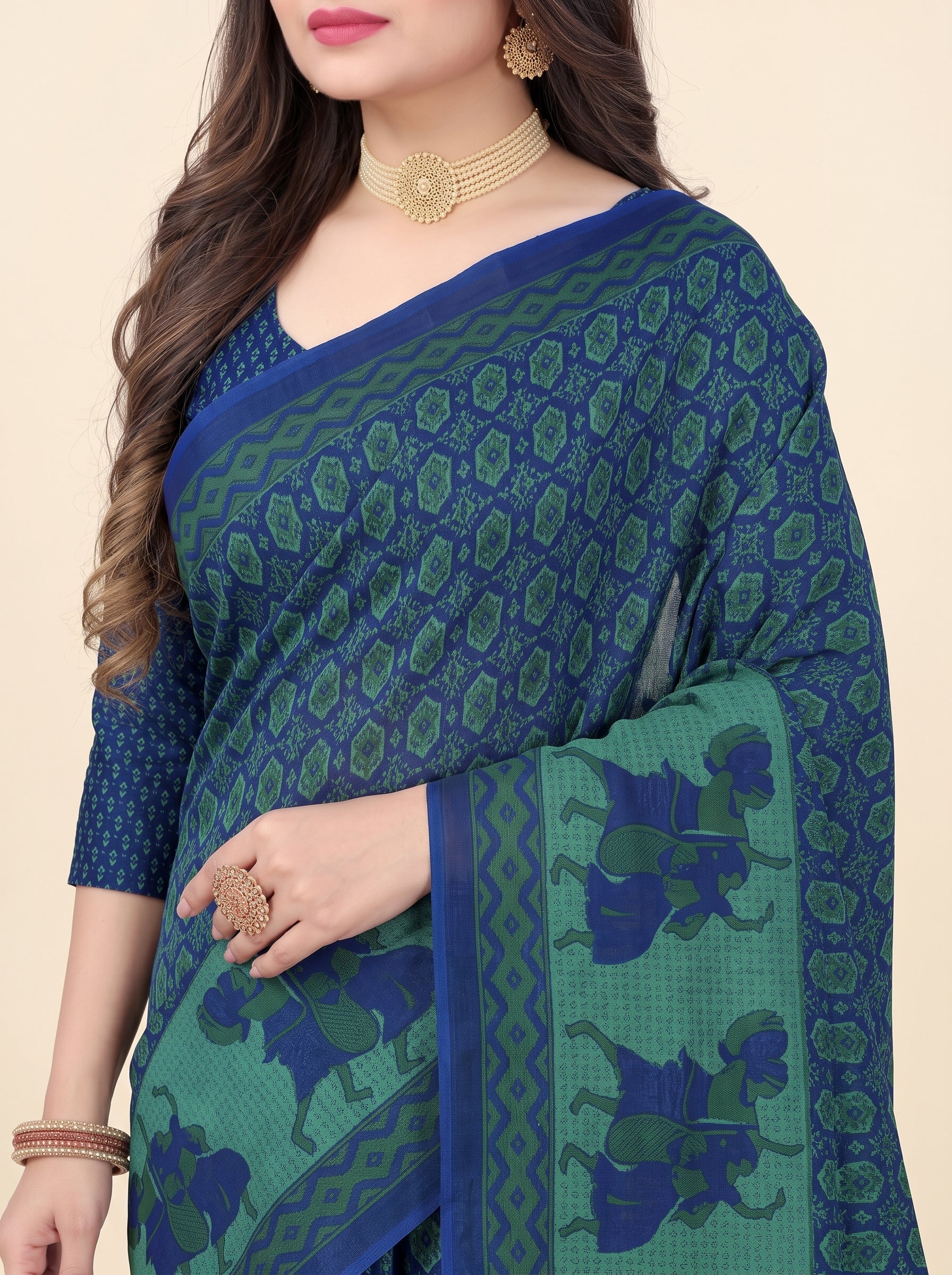Pallu close-up [sku:KN-8723]