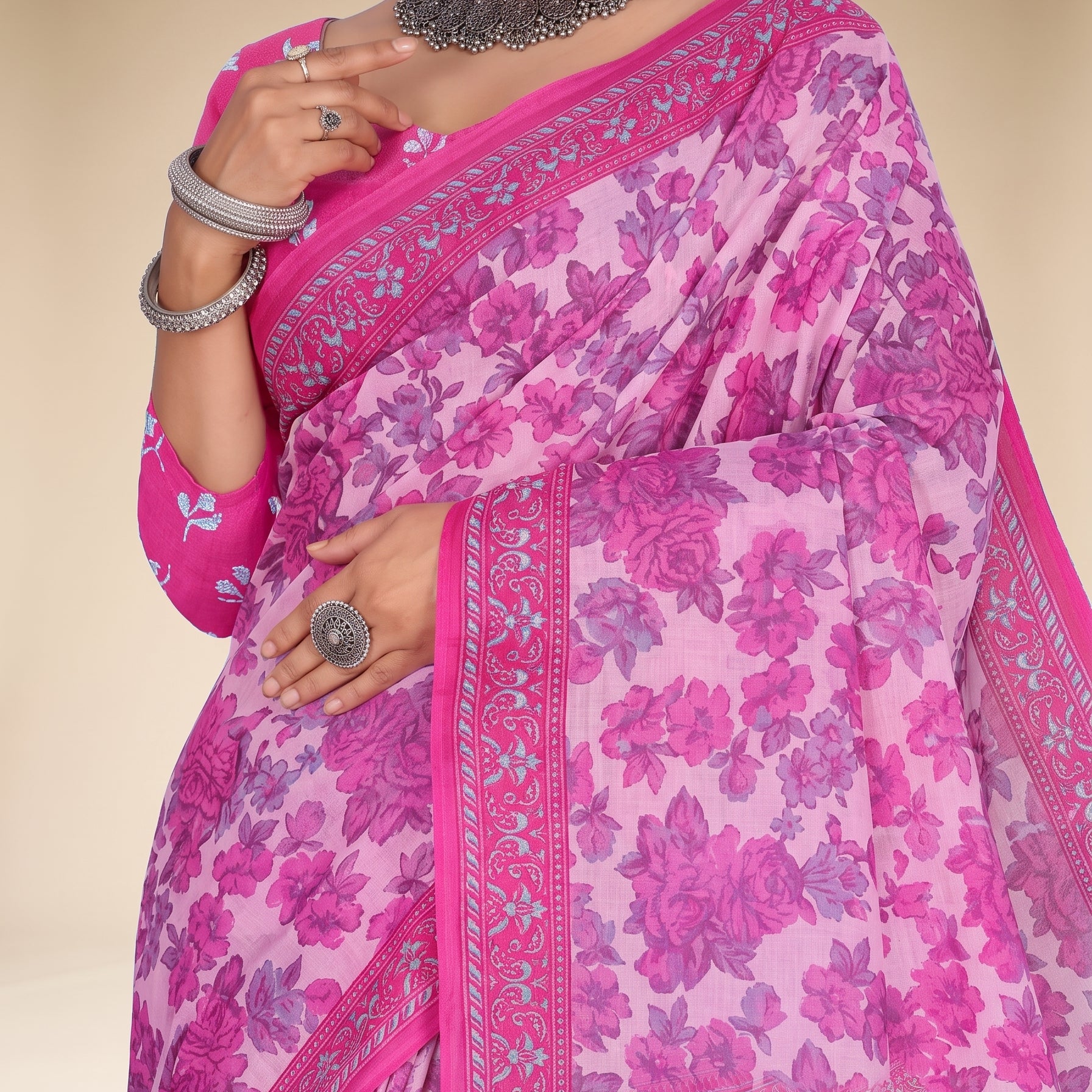 Shared pallu close-up [sku:KN-66607]