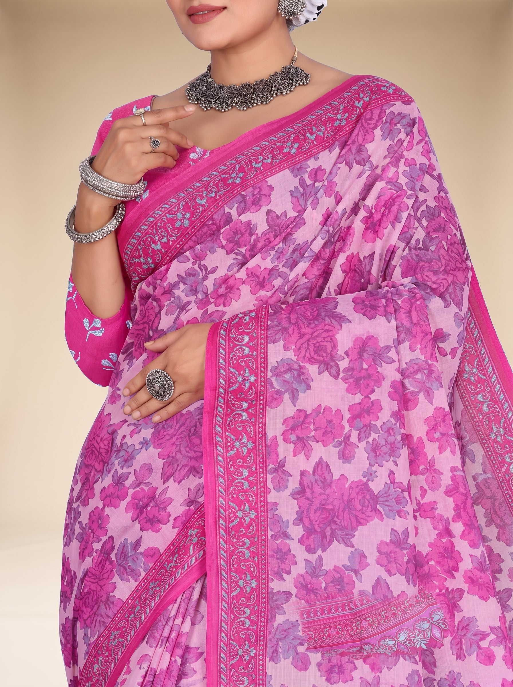 Shared pallu close-up [sku:KN-66607]