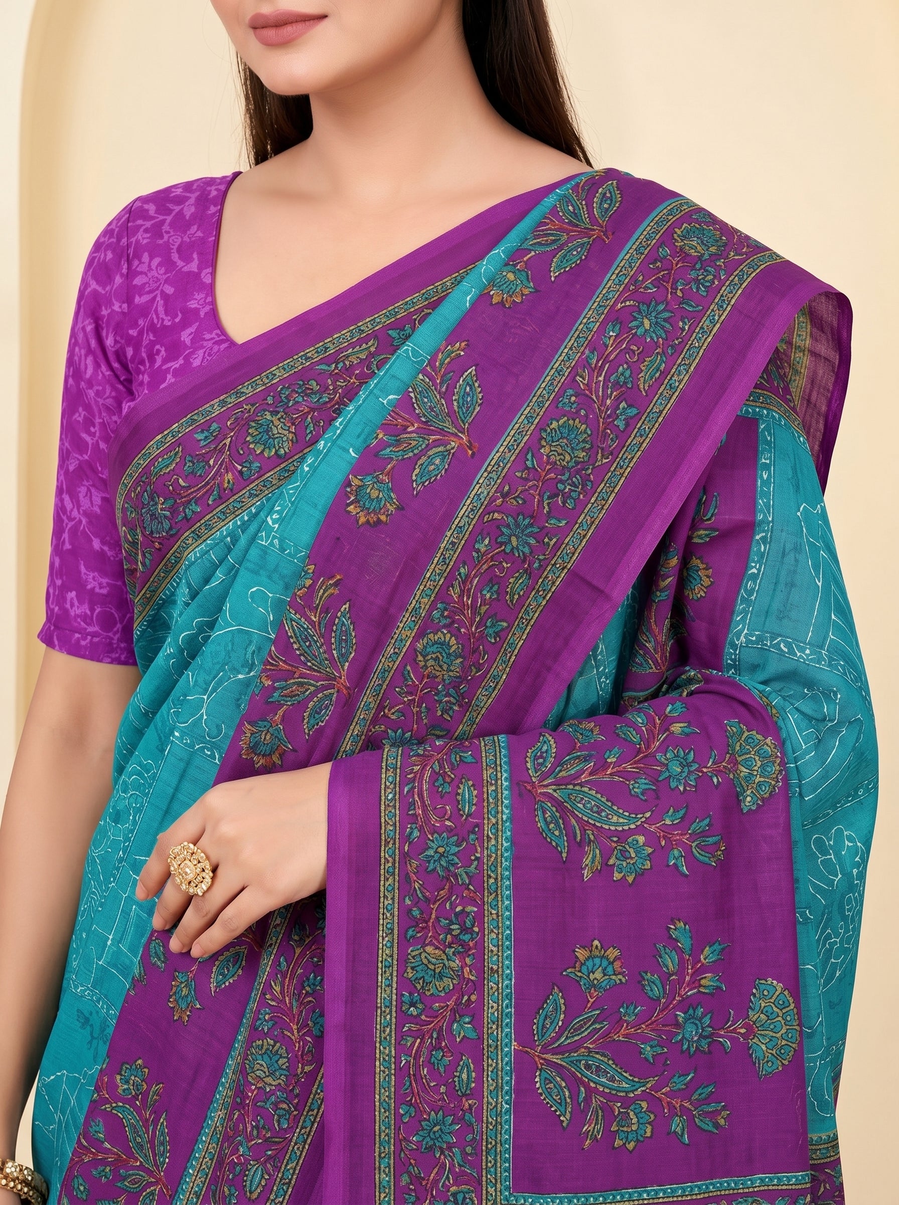 Pallu close-up [sku:KN-66521]