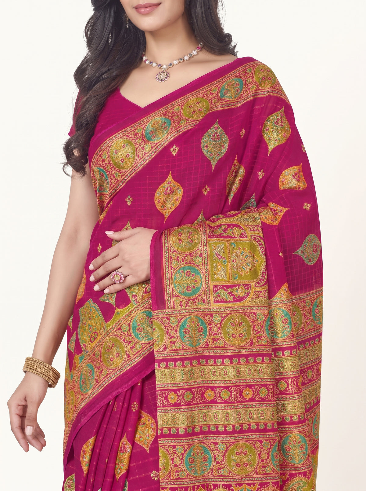 Shared pallu close-up [sku:D.NO.61240]