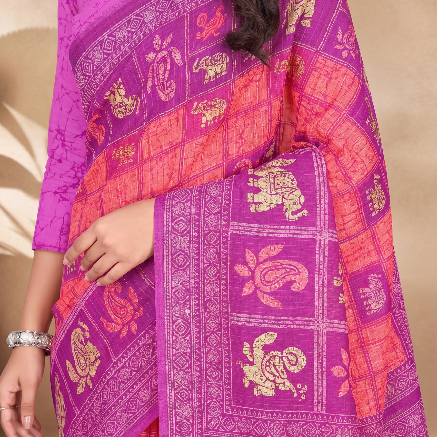 Pallu close-up