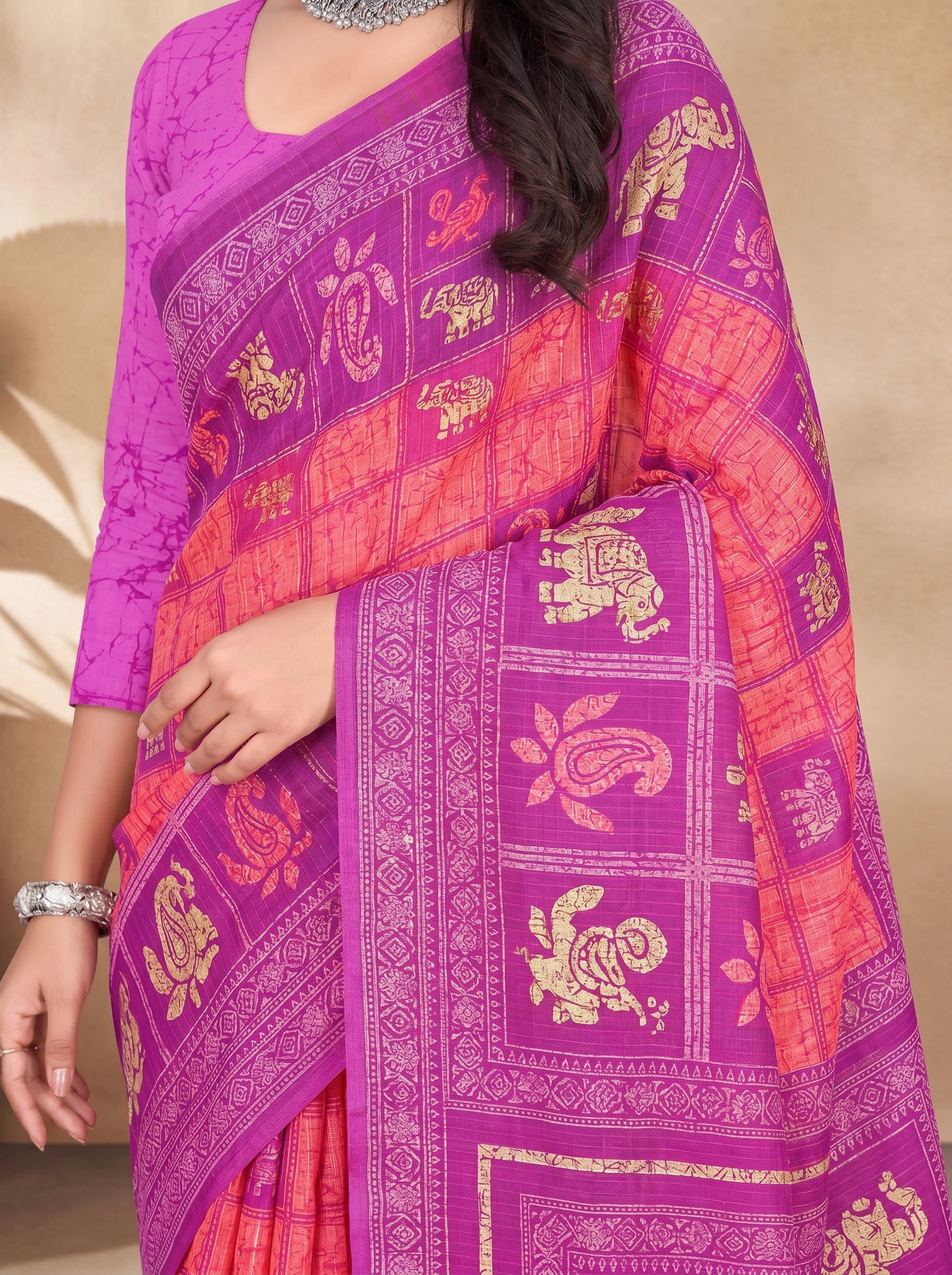 Pallu close-up