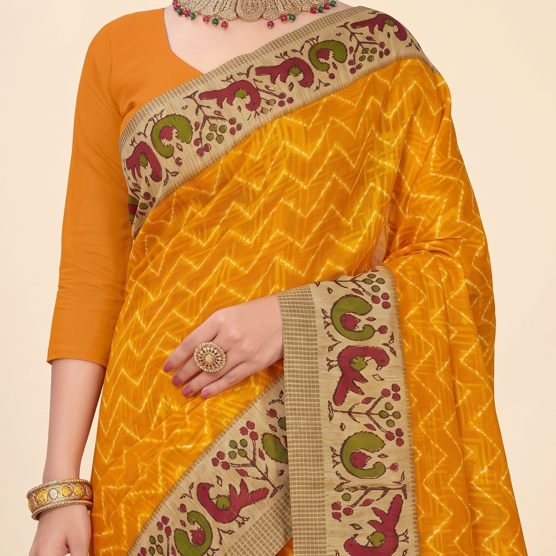 Shared pallu close-up [sku:BV-24987]