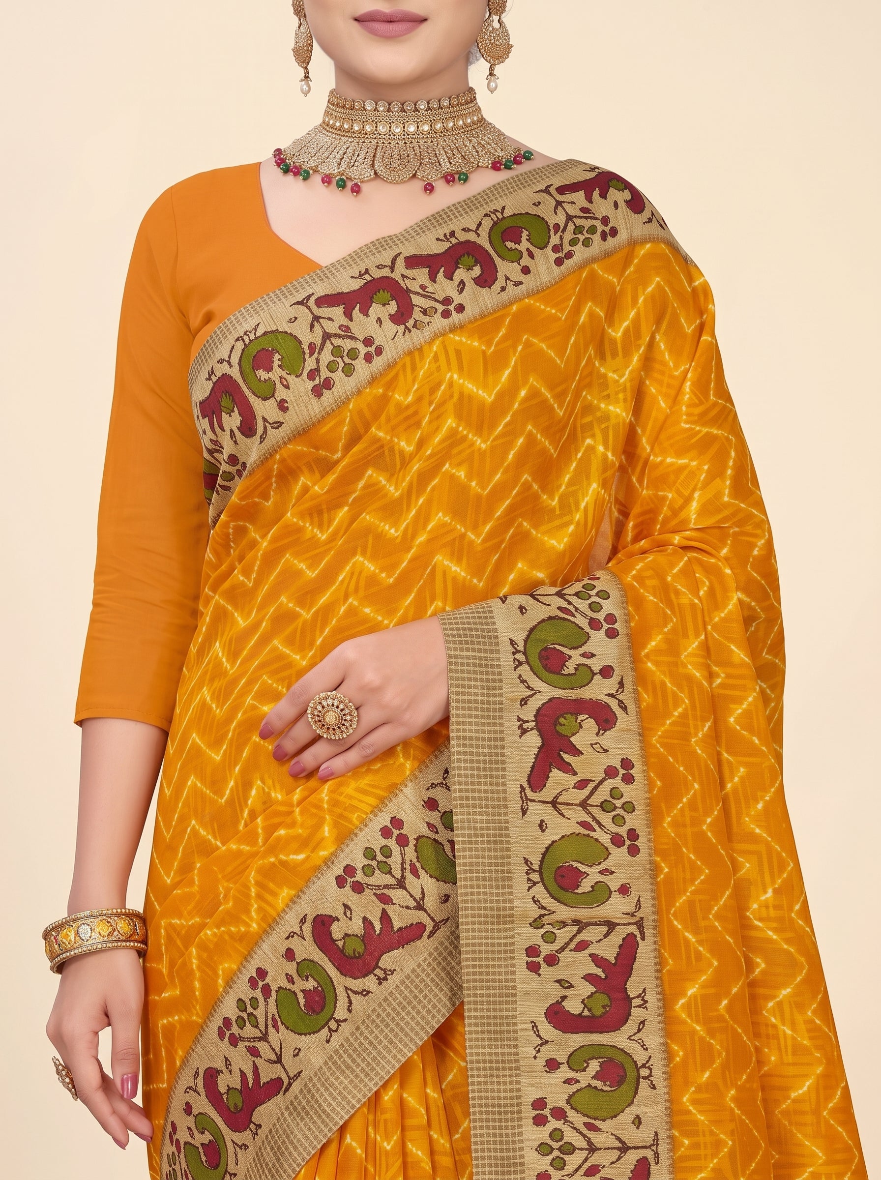 Shared pallu close-up [sku:BV-24987]