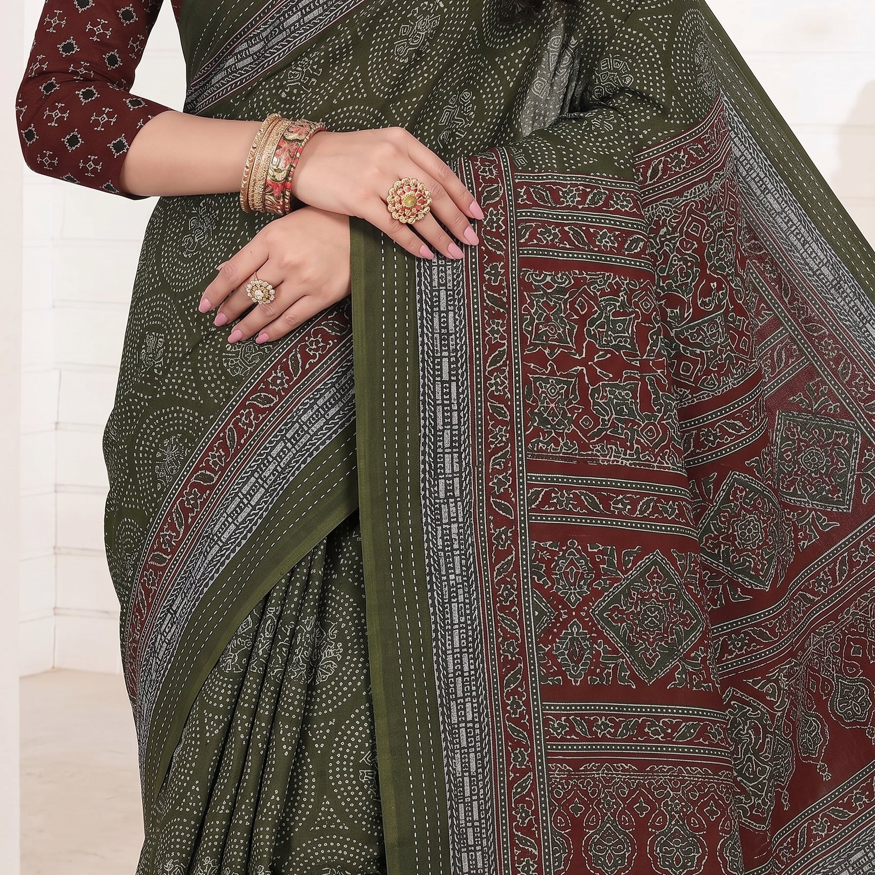 Pallu close-up