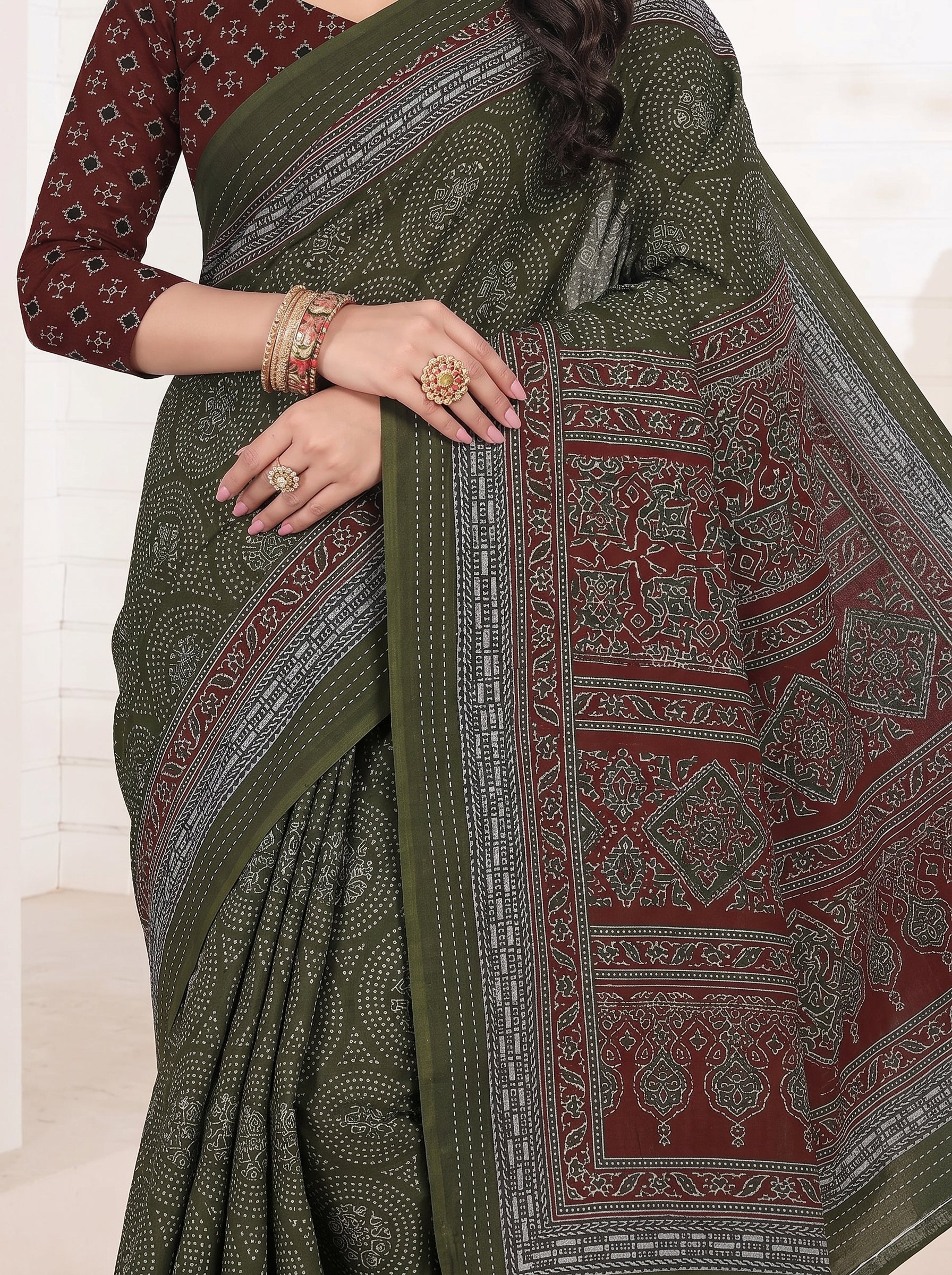 Pallu close-up