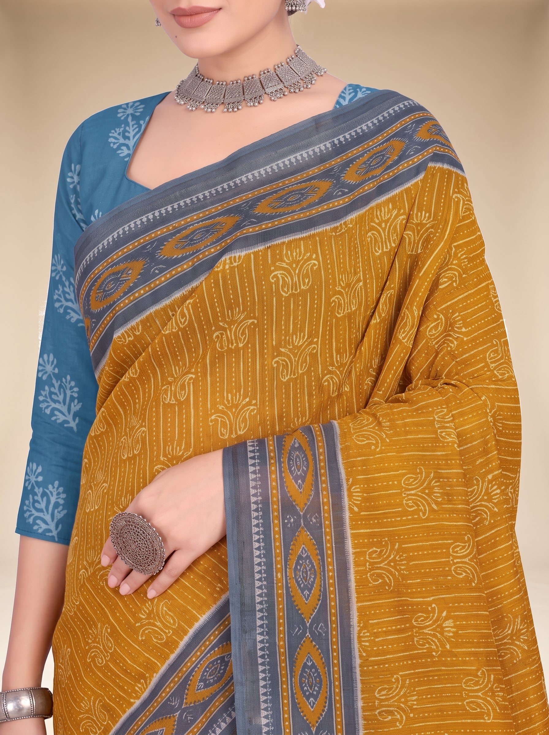 Shared pallu close-up [sku:KN-67466]