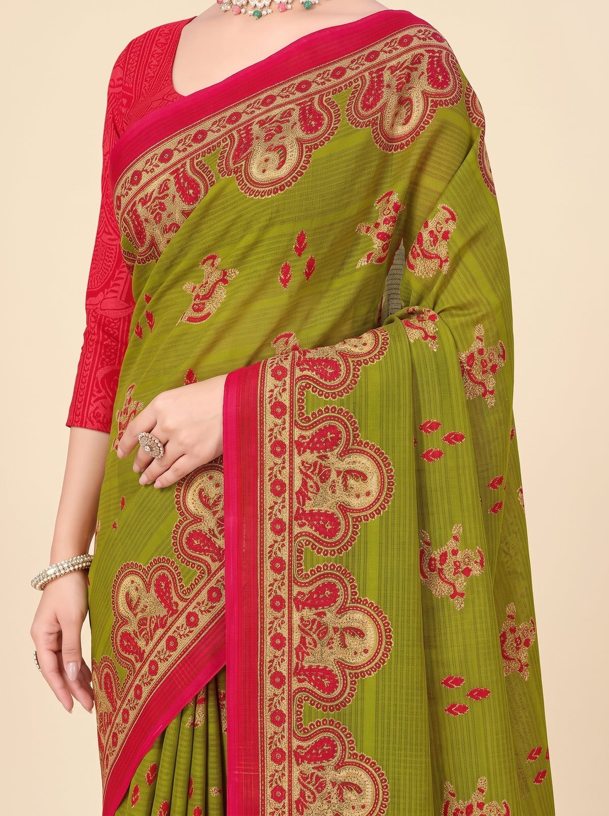 Pallu close-up [sku:KN-51063]